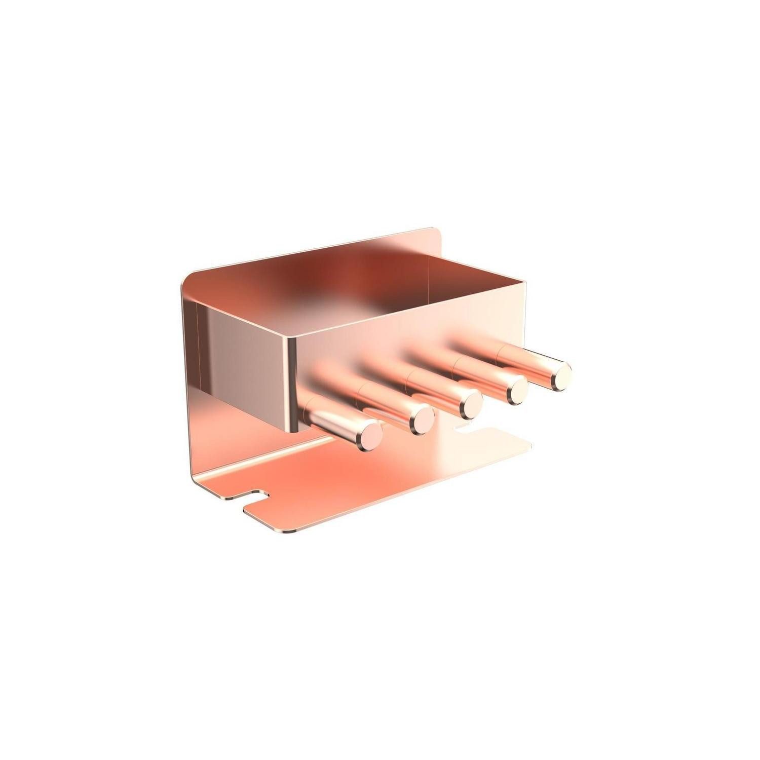 LuxusKollektion Zahnbürstenhalter Zahnbürstenhalter Wand Roségold Klein, (1-St)