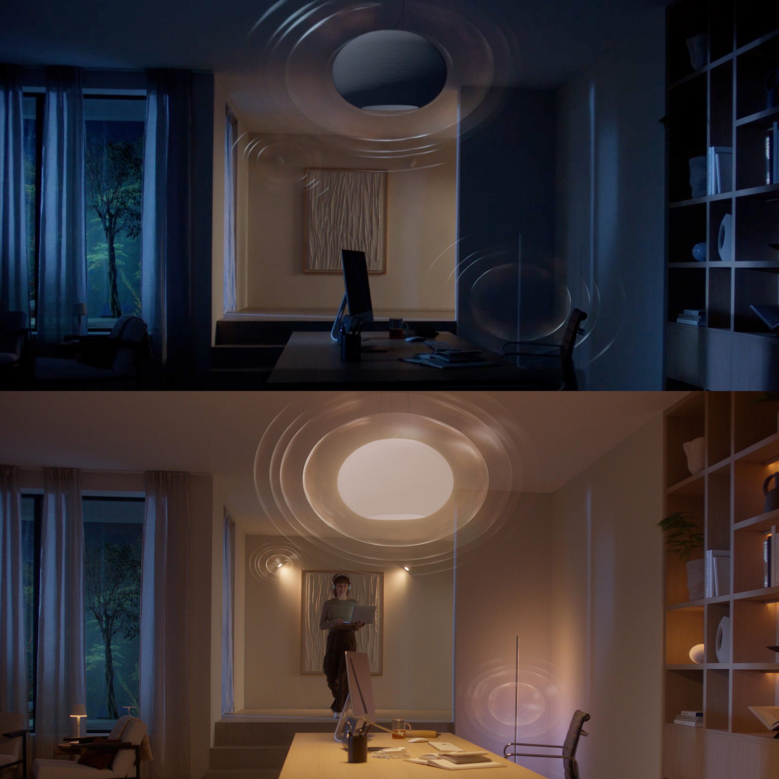 Philips Hue LED Tischleuchte White & Color Ambiance Flourish, Abschaltautomatik, Bluetooth, CCT - über Fernbedienung, Dimmer, Dimmfunktion, Einschlafhilfe, Farbsteuerung, Farbwechsel, Memoryfunktion, Nachtlichtfunktion, RGB, Smart Home, Tageslichtsensor, Timerfunktion, dimmbar über Fernbedienung, mehrere Helligkeitsstufen, LED fest integriert, Farbwechsler, dimmbar, Smart-Home fähig, steuerbar per App