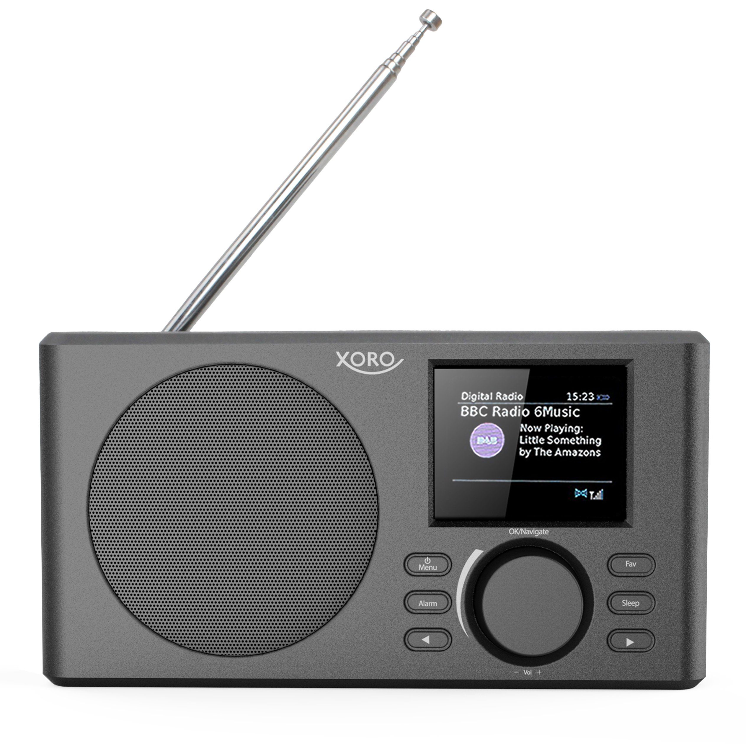 Xoro XORO DAB 150 IR Internetradio mit 2200 mAh Akku und Spotify Connect Internet-Radio