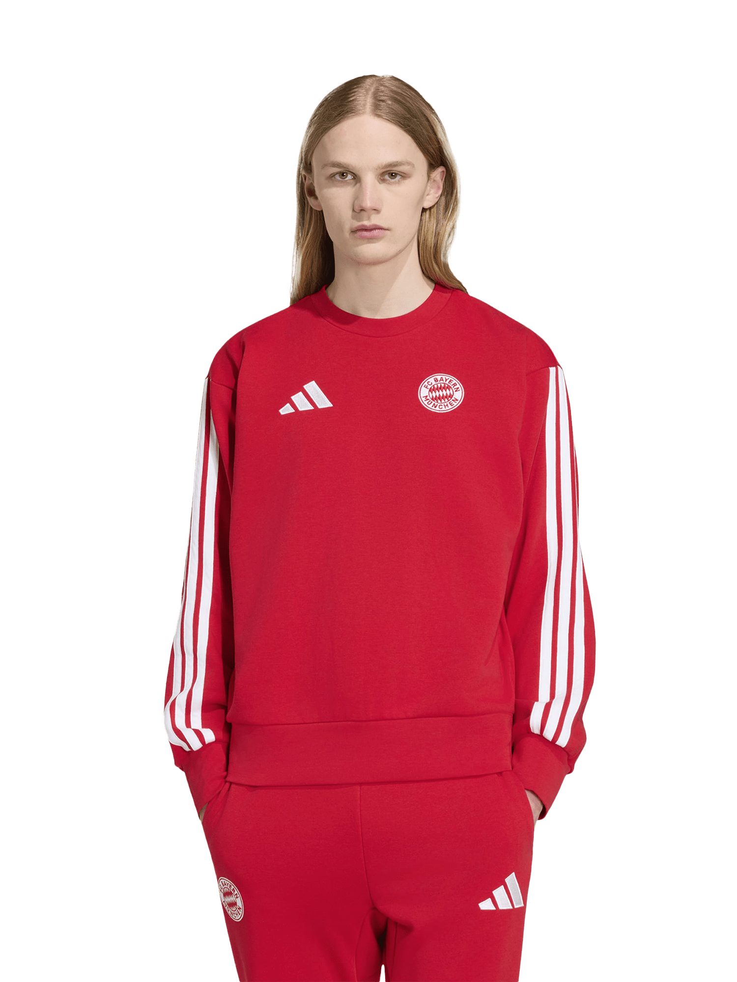 adidas Performance Sweatshirt FC Bayern München, Sweatshirt DNA, Herren, Rot