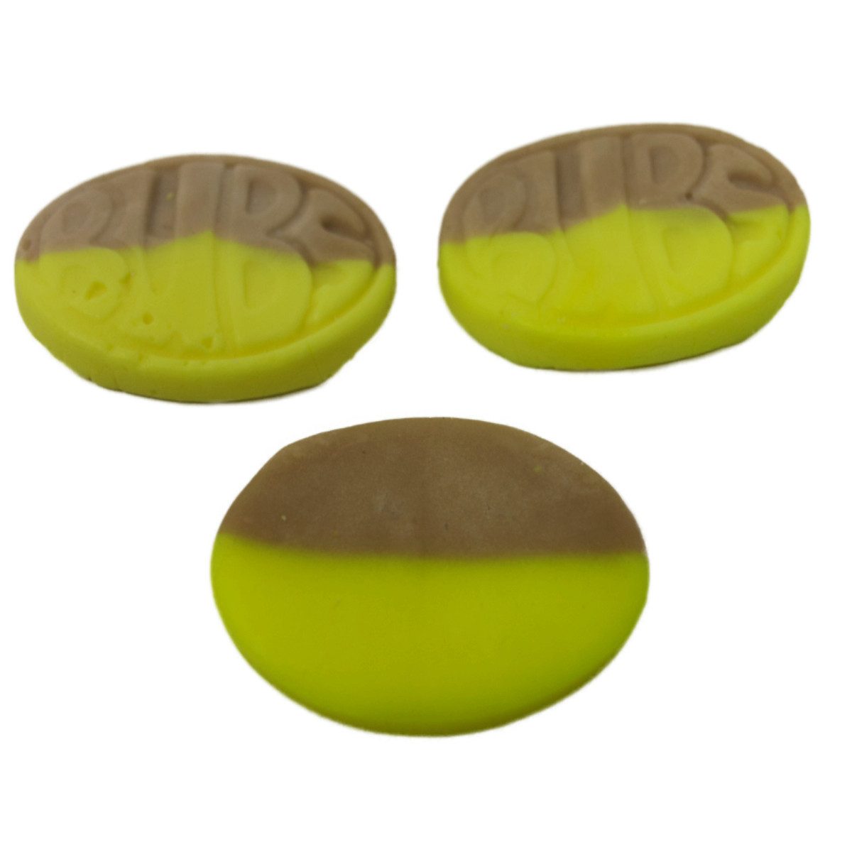Fruchtgummi Bären & Co. Süßigkeit, Fruchtgummi Bananen mit Karamell Geschmack gelatinefrei 175g