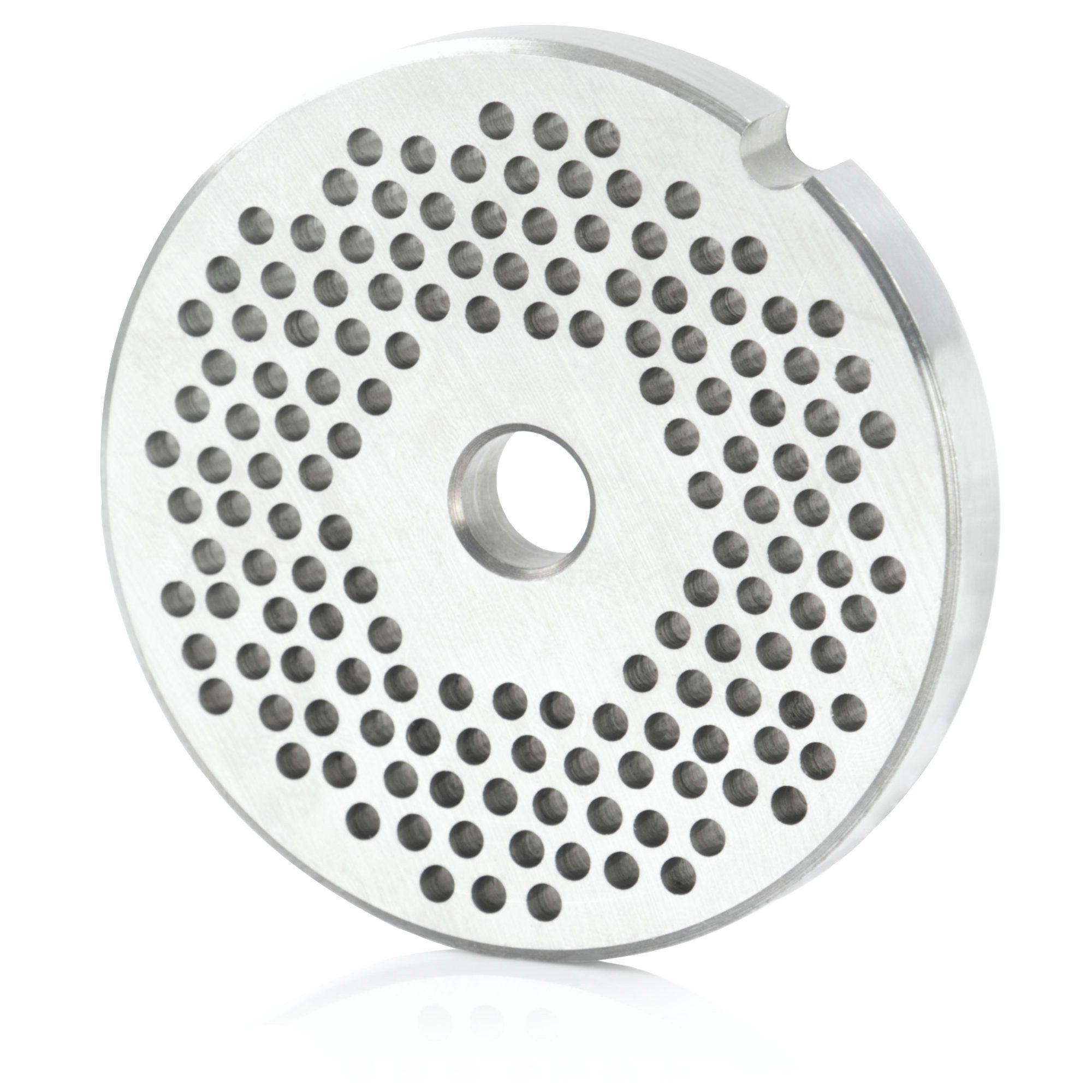 Mahlzeit Fleischwolfaufsatz Edelstahl Lochscheibe ø 2 mm für Profi Fleischwolf elektrisch, ø 7 cm