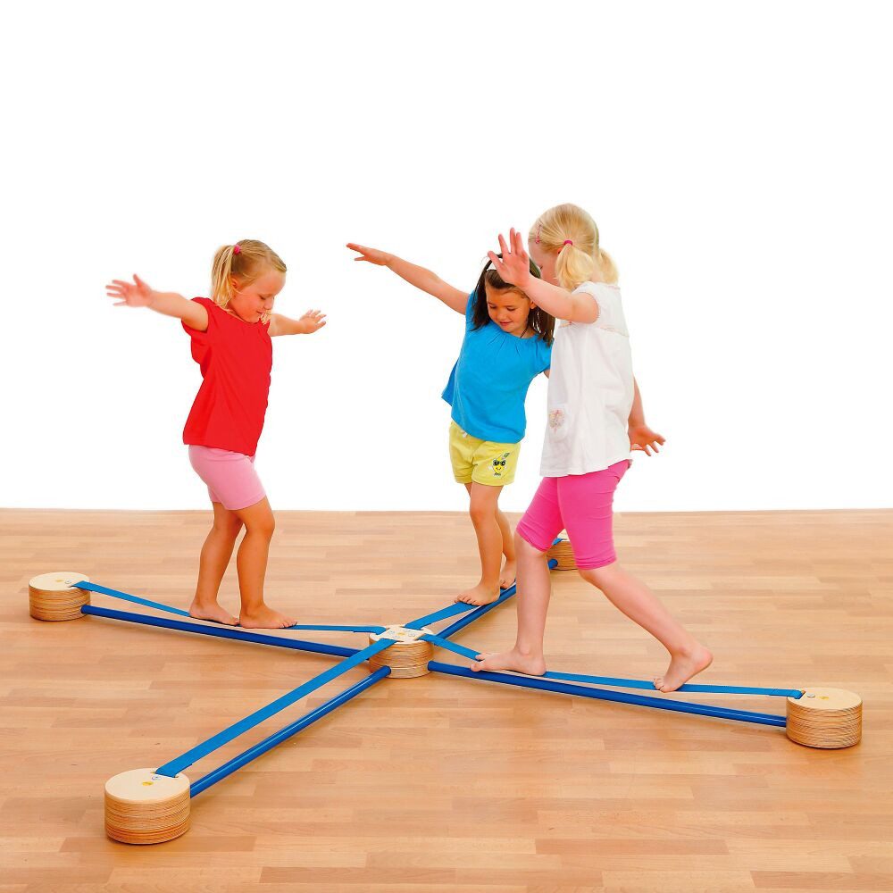 Erzi® Slackline Slackspot Cross, Innovatives Balance-System