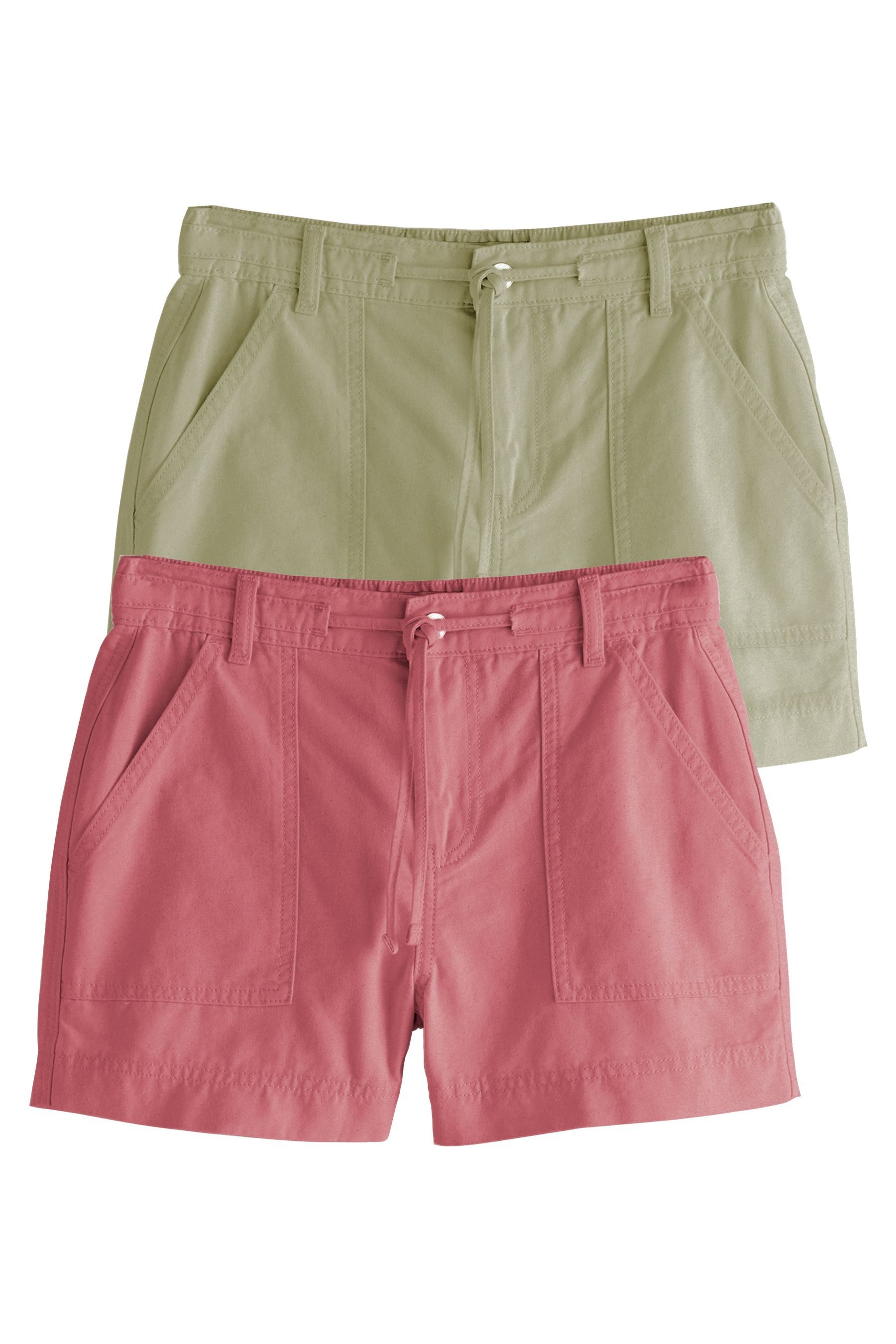 Next Shorts Denim-Shorts im Utility-Look, 2er-Pack (2-tlg)