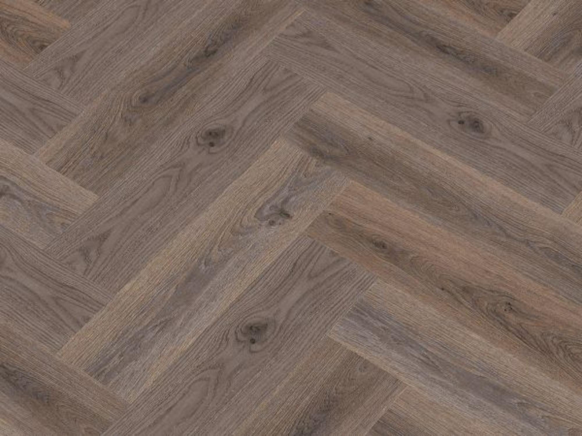 Check Vinylboden Herringbone Eiche – Fischgrät Klick Vinyl, robust -2072H;2074H:etc.-, inkl. Trittschall Premium, Packung, In 1 Packung: 20 Paneele - 1,752m², NK 42, 5,5 mm