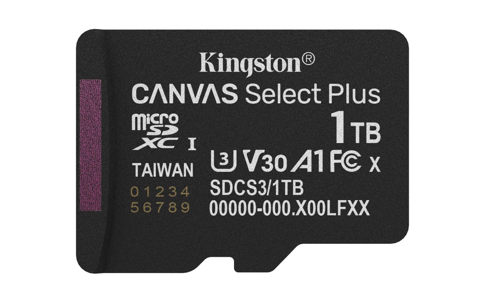Kingston Technology 1TB microSDXC Canvas Select Plus Gen3 150MB/s A1 (Einsch... Speicherkarte