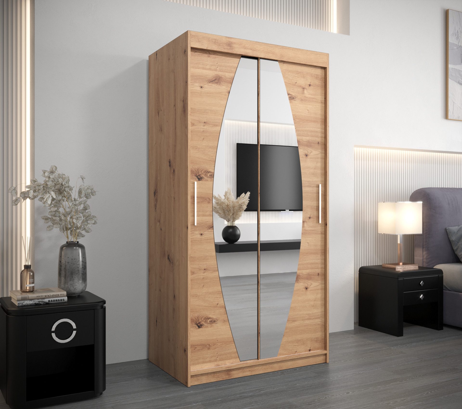 ABIKS MÖBEL Schwebetürenschrank ELYPSE Schlafzimmerschrank - günstig online kaufen