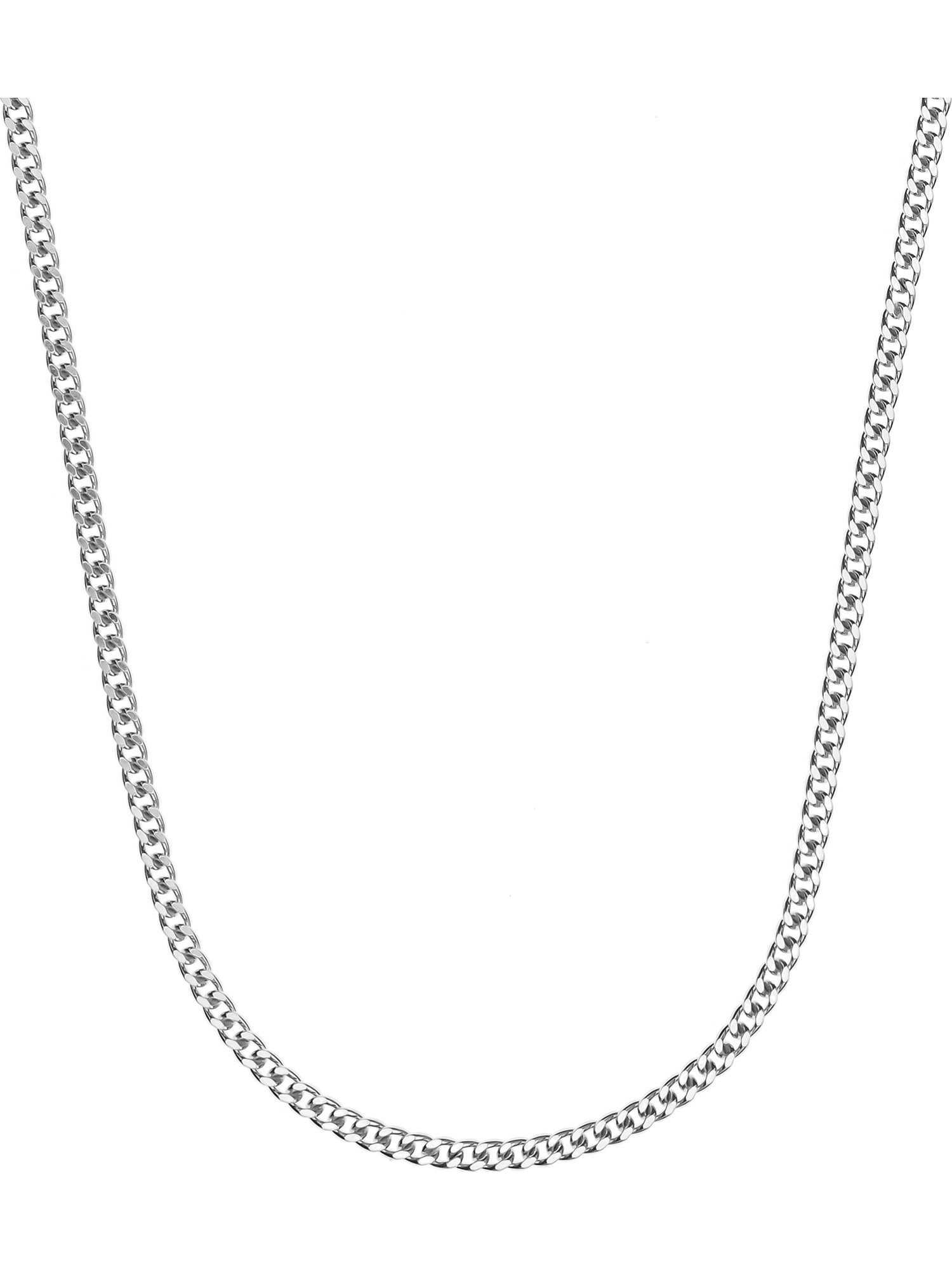 CHRIST Collier CHRIST Herren-Kette 925er Silber, Maßangaben: Länge: 55 cm,  Breite: 0,3 cm, Stärke: 1,5 mm