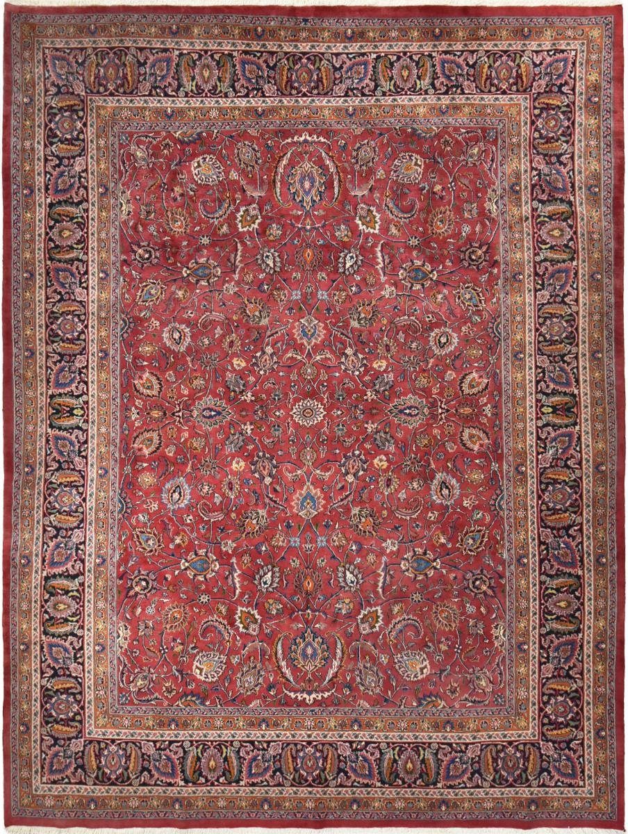Orientteppich Mashhad 298x392 Handgeknüpfter Orientteppich / Perserteppich, Nain Trading, rechteckig, Höhe: 12 mm | Kurzflor-Teppiche