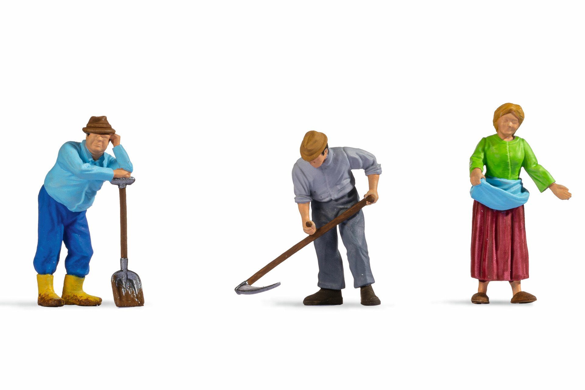 NOCH Dekofigur Figuren „Landwirte“, detailverliebte Modellbau-Fig