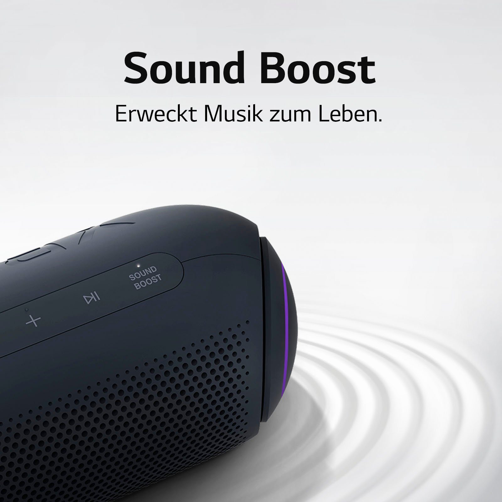 LG XBOOM Go PL5 Stereo Multipoint-Anbindung) Bluetooth-Lautsprecher (Bluetooth