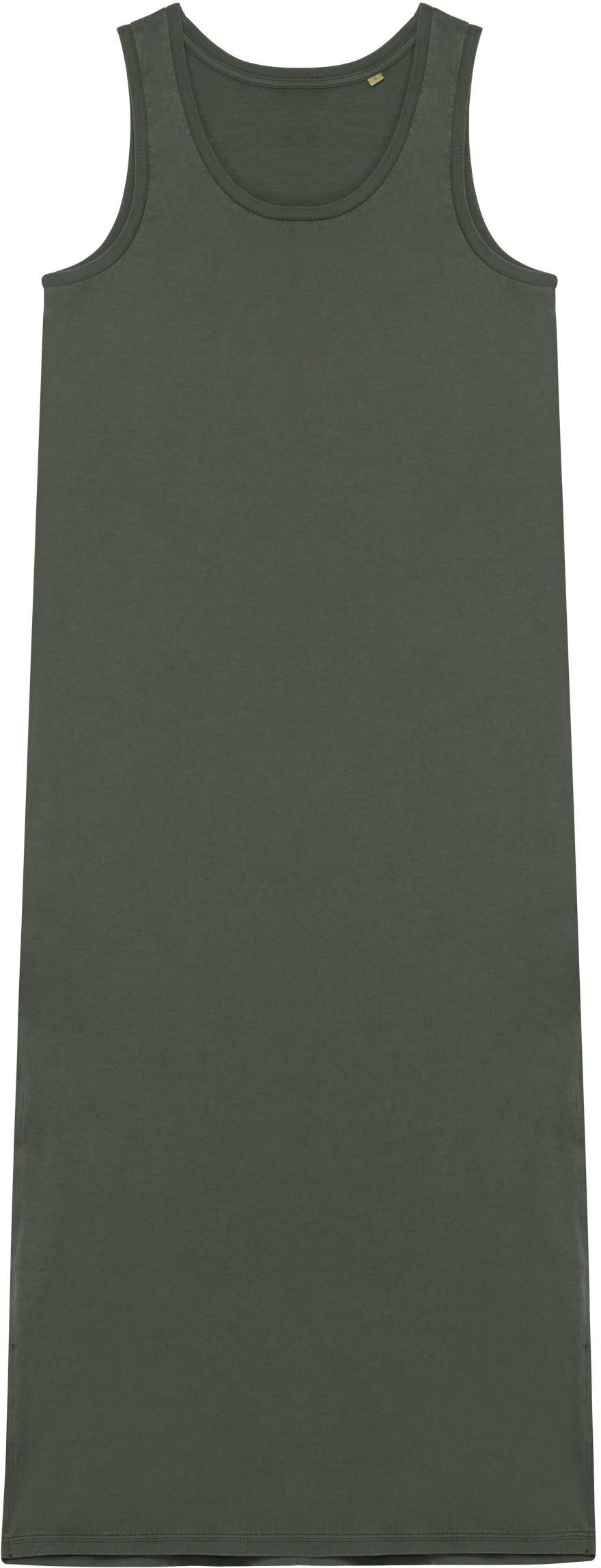 Native Spirit Sweatkleid Umweltfreundliches ausgewaschenes Jersey-Kleid für Damen