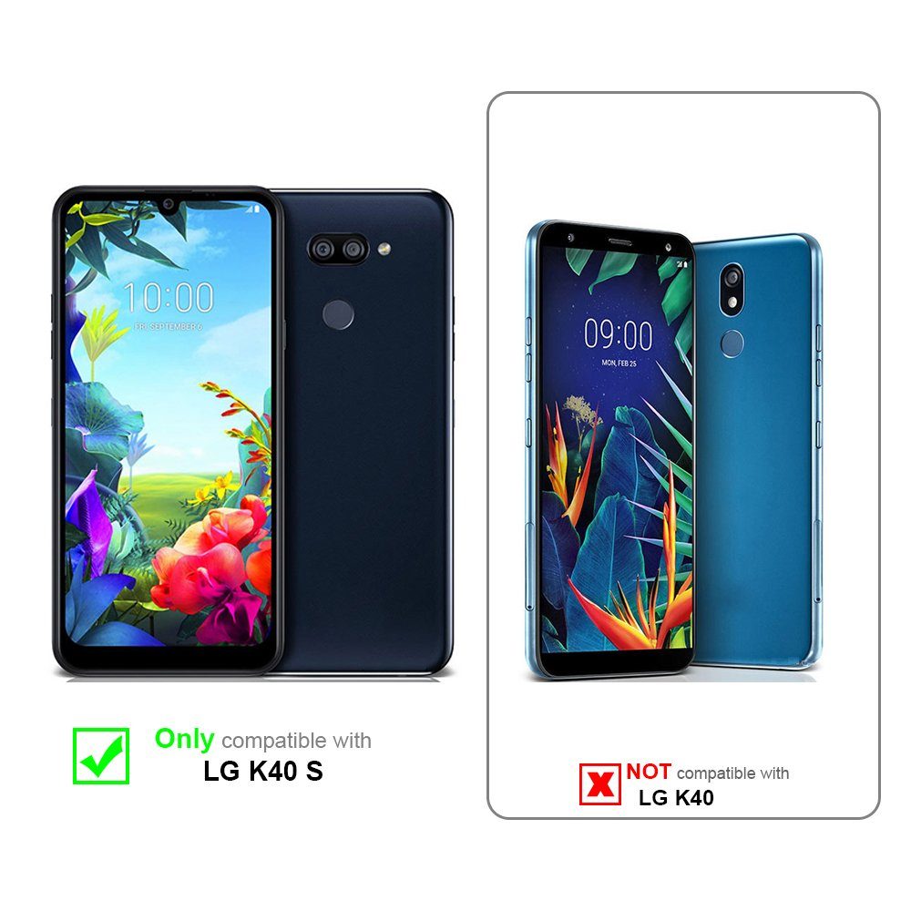 Cadorabo Handyhülle für LG K40S Hülle LG K40S, Flexible Hülle TPU Silikon Schutzhülle Back Cover Case