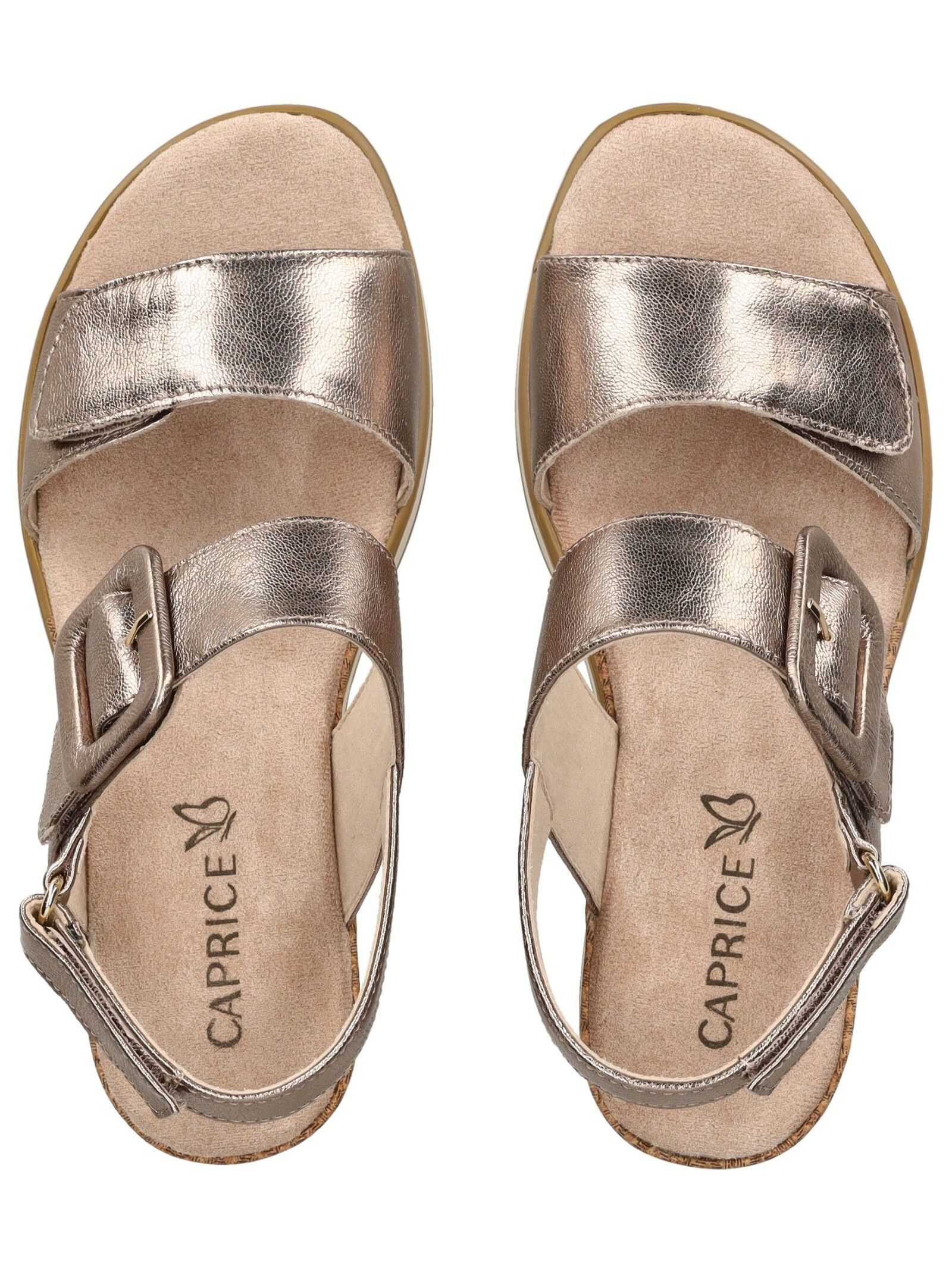 Caprice Sandalen Leder . Keilsandalette