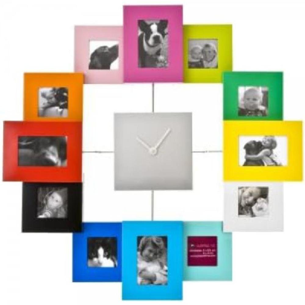 Present Time Bilderrahmen Bilderrahmen mit Uhr Family Time Multicolor | Einzelrahmen