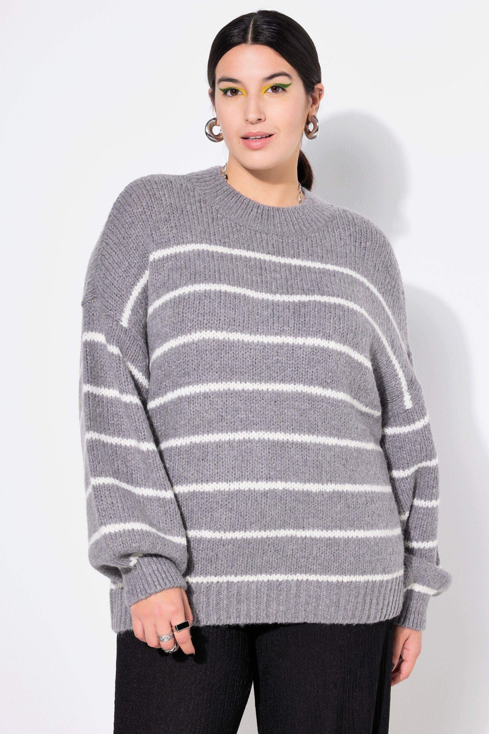 Strickpullover Pullover oversized Ringel