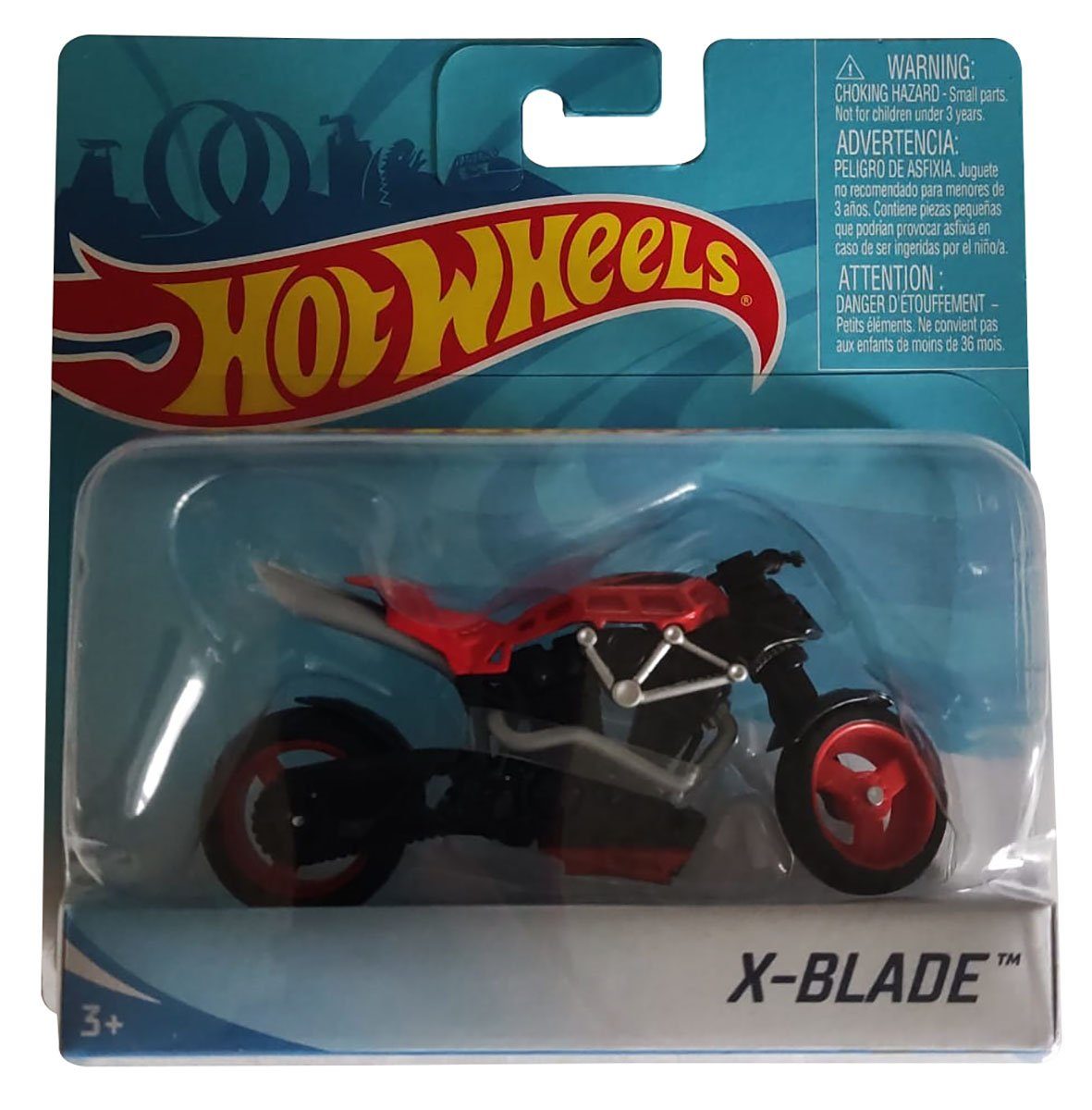 Hot Wheels Spielzeug-Motorrad Mattel Hot Wheels X7723 X-Blade Rot, Street Power