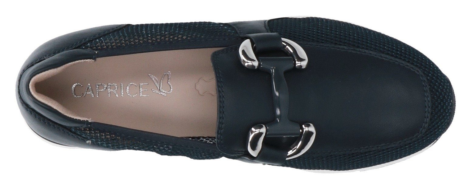 Caprice Slipper, Slip-on Sneaker, Freizeitschuh, Schlupfschuh mit Zierschnalle