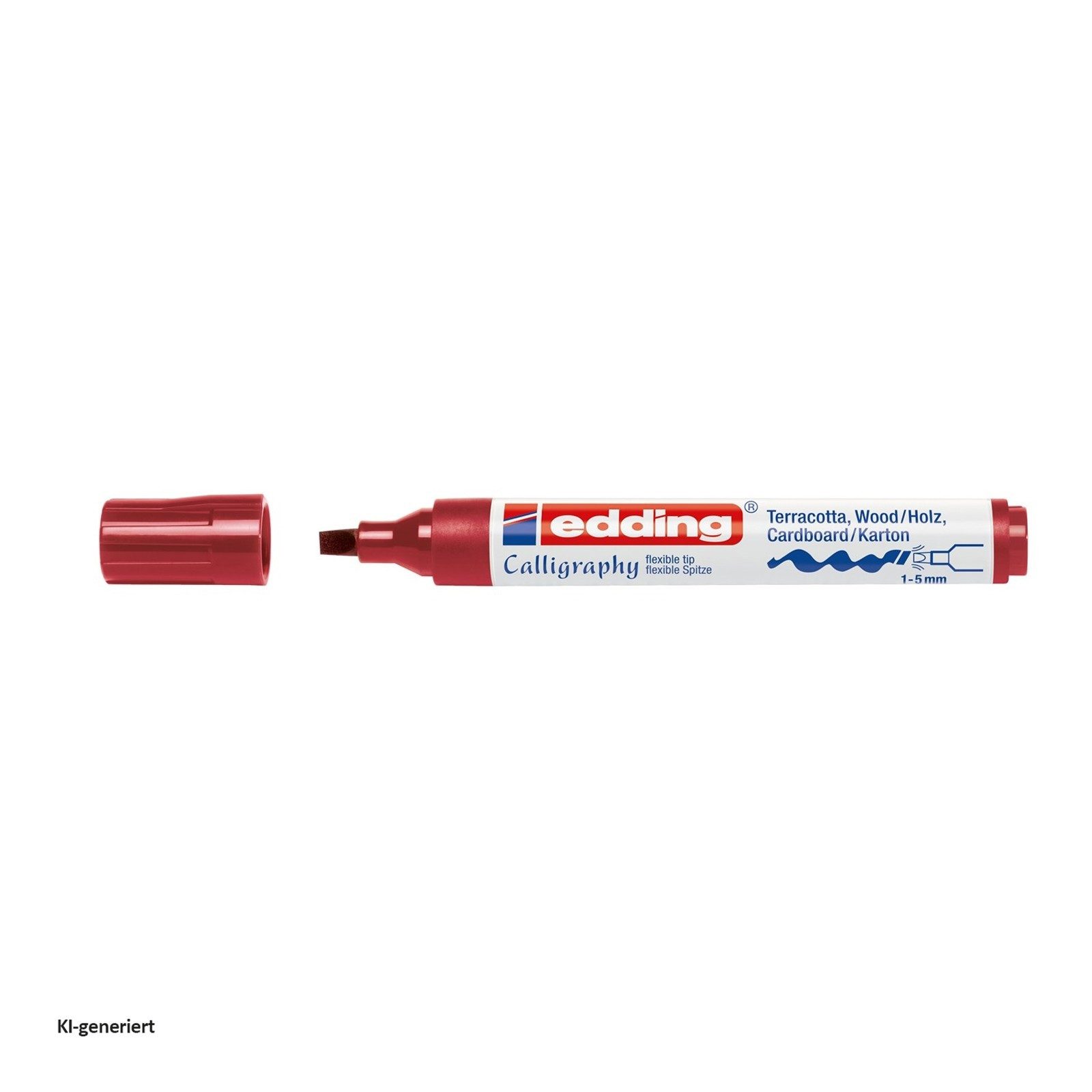 edding Kalligraphie-Stift Kalligrafiemarker 1-5 mm edding 1455, (Stück, 1-tlg., 1 Kalligrafie Marker Edding 1455), Fasermaler Schönschreibstift