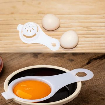 KIKI Eiertrenner Eiertrenner, 2 Stück Eigelb Trenner, Eiweißtrenner, Eiweißabscheider