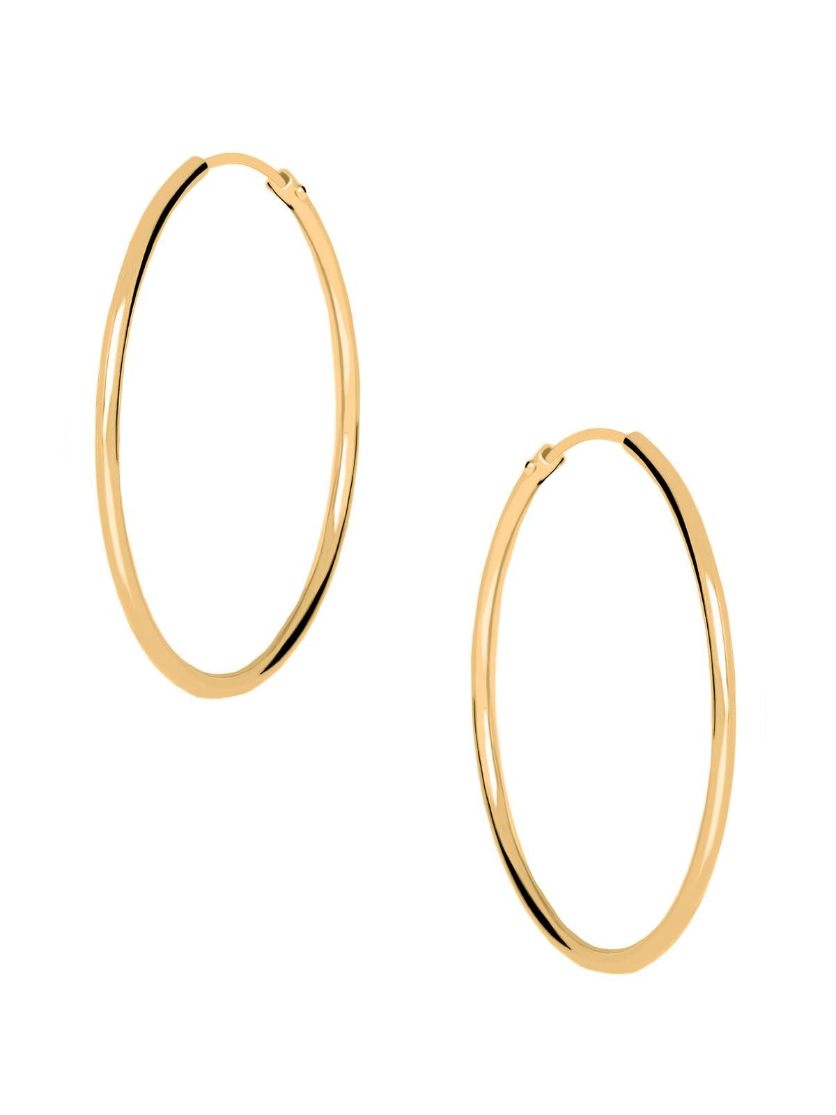 My Gold Paar Creolen Damen Mädchen Ohrringe Gold 333 (8 Karat) Ø 20mm - Pretty (Set, 2-tlg., inkl. Schmuckbox), Geschenke