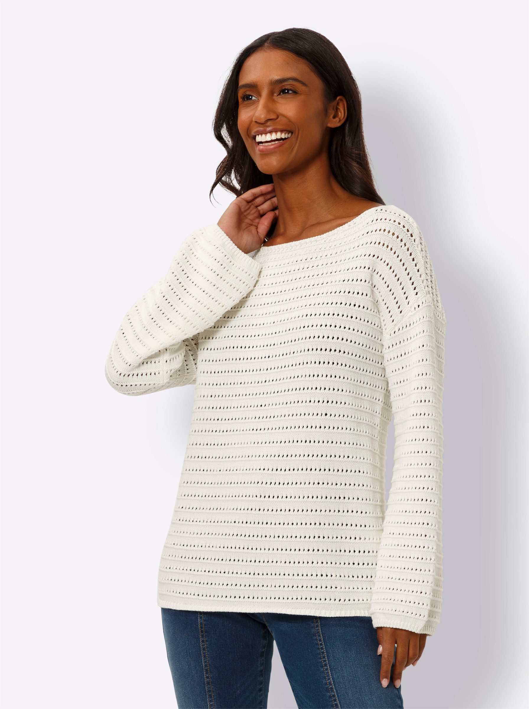 Strickpullover Ajourpullover