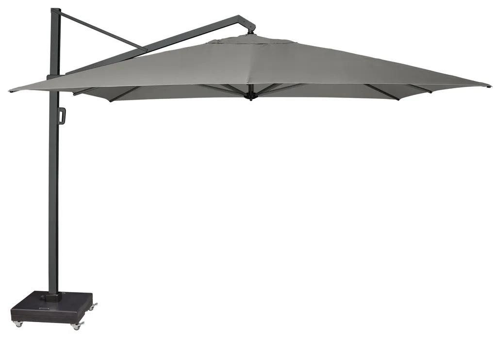 Natur24 Ampelschirm Ampelschirm Italy T1 350x350x289cm Grau 360