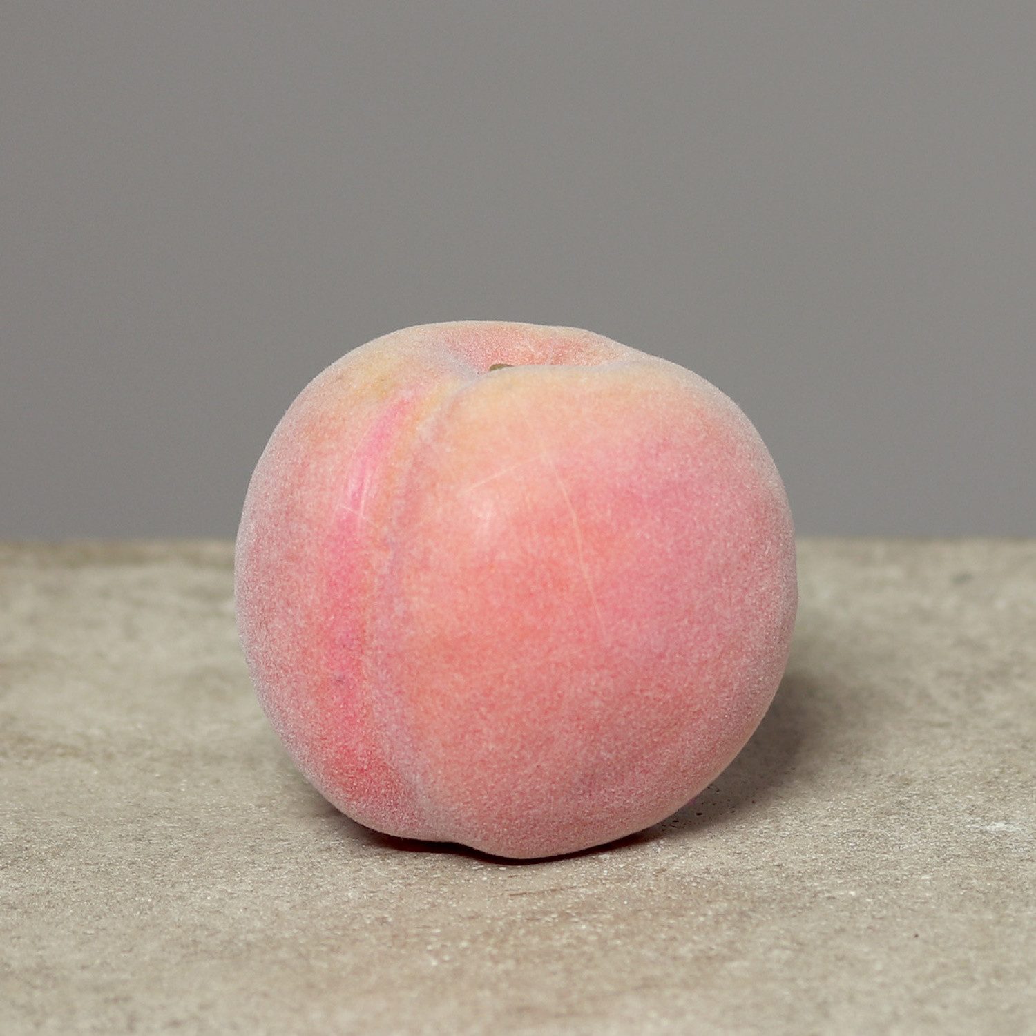 Kunstpflanze künstliches Obst Pfirsich, DPI, Höhe 1 cm, Farbe: Rot