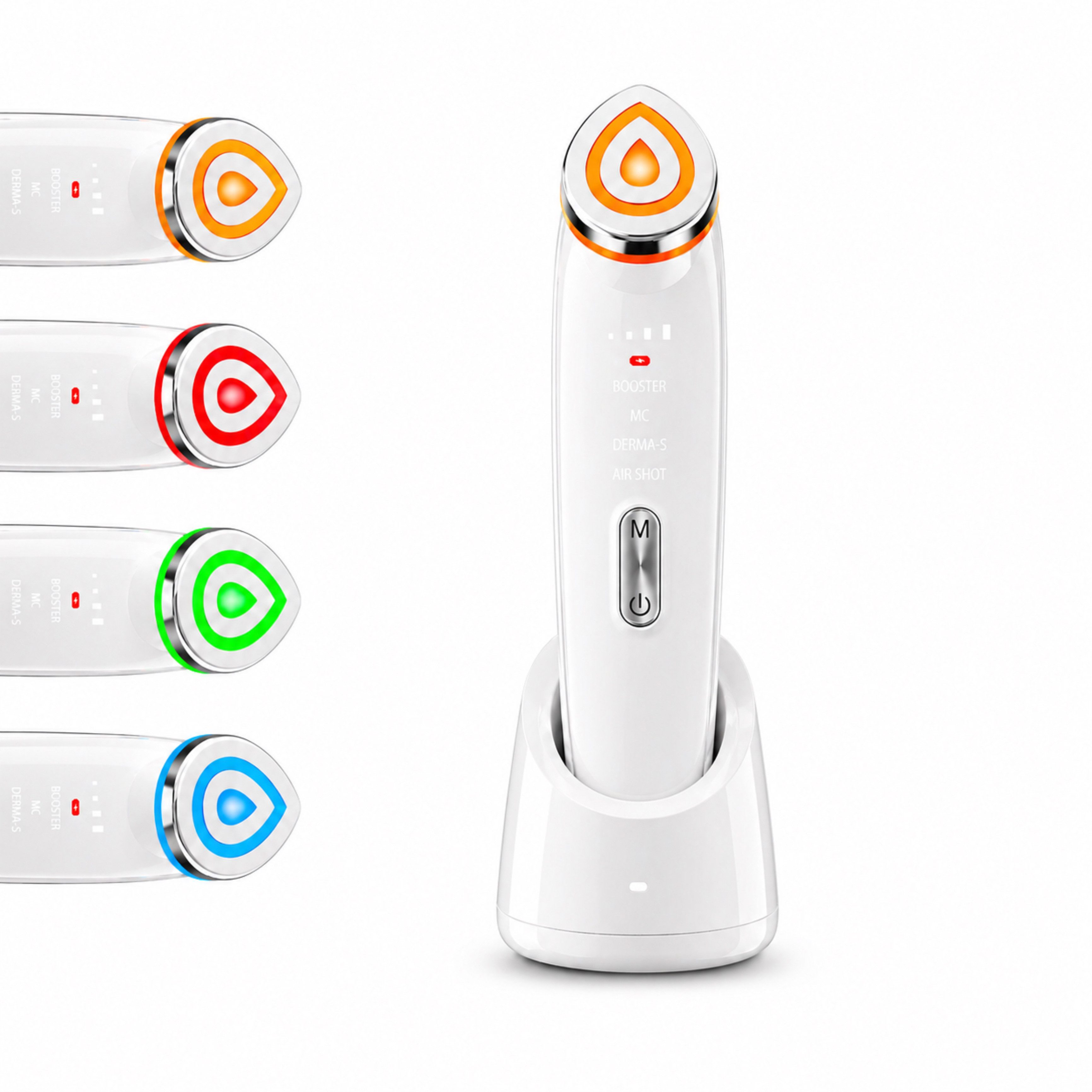 Lalano`S Cosmetics Gesichtsmassagegerät Anti-Aging-Gerät Lumina Glow 6-in-1 mit 4 Modi & 6 Technologien, LED Lichttherapie, EMS, Mikrostrom, Anti-Aging, Lifting