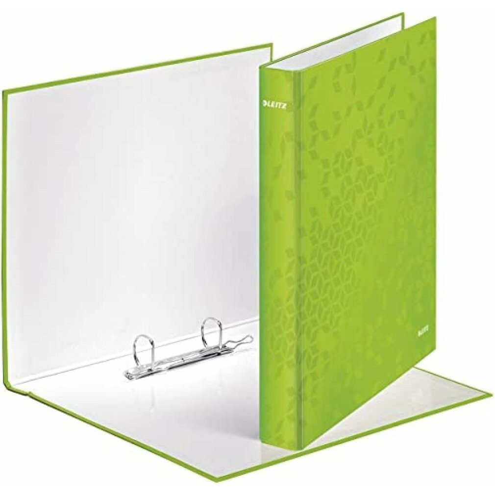 Präsentationsordner WOW Ringbuch 2-Ringe grün 4,0 cm DIN A4