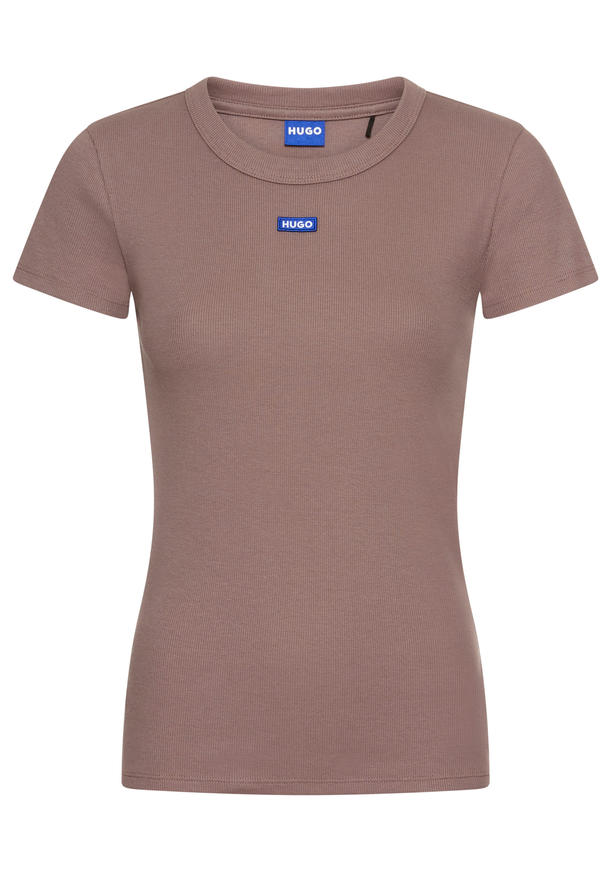 HUGO Blue T-Shirt Easy Tee mit HUGO Aufnäher günstig online kaufen