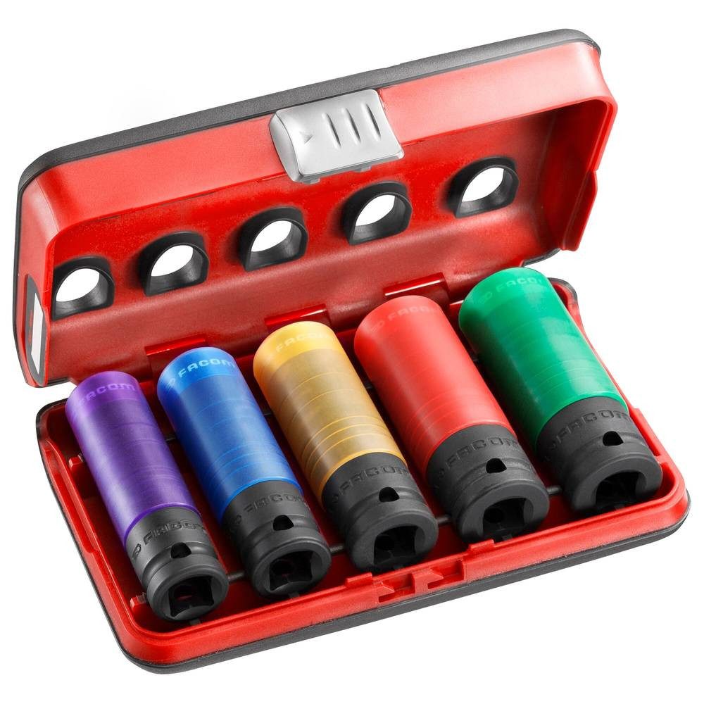 Facom Steckschlüssel Steckschlüssel-Set für Leichtmetallfelgen 5tlg NSI.5LPB