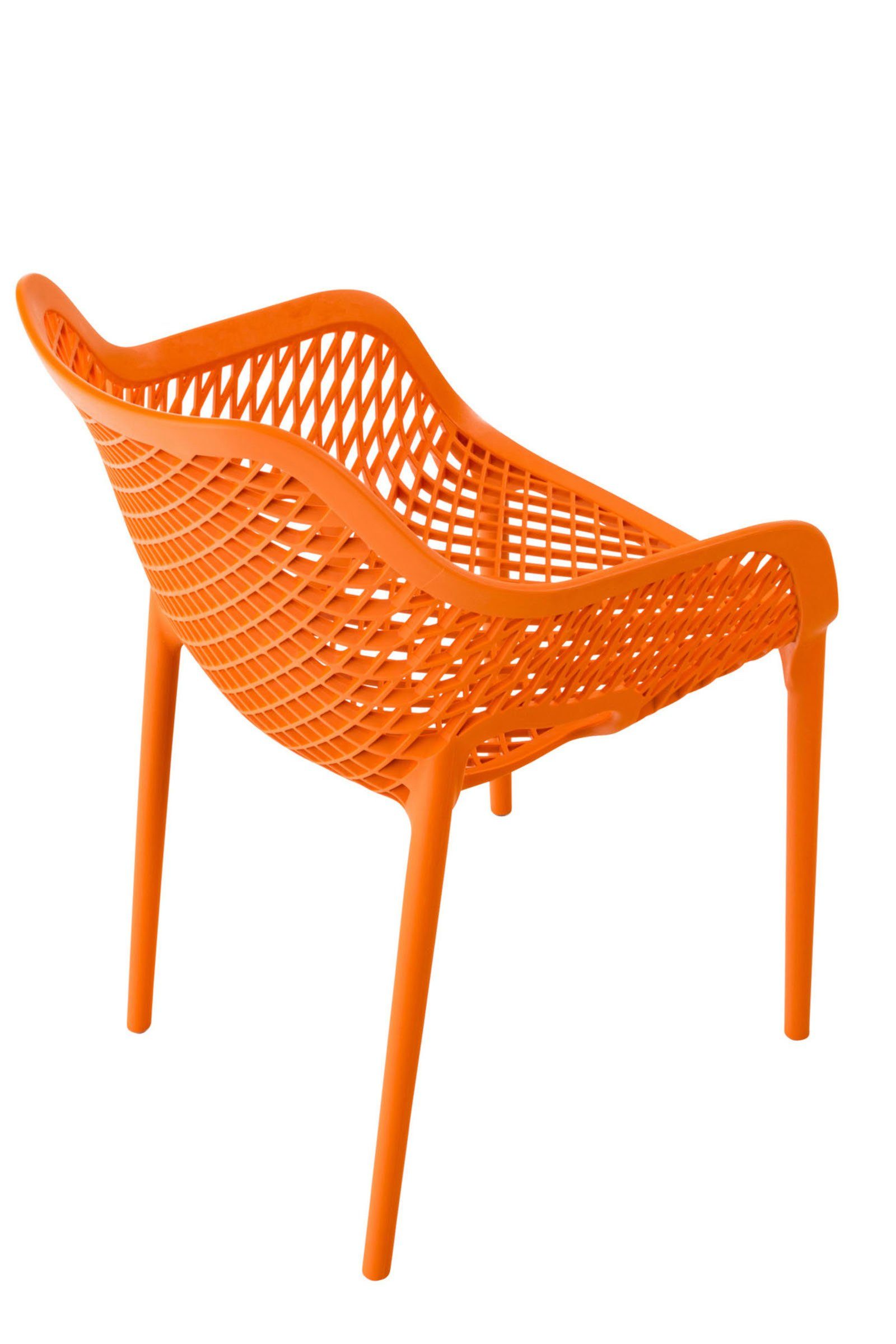 Air Outdoor-Stühle, orange (2er Gartenstuhl Wabenmuster Set), CLP mit XL