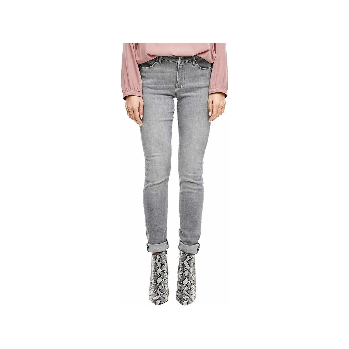 s.Oliver Skinny-fit-Jeans grau skinny fit (1-tlg) | Skinny Jeans