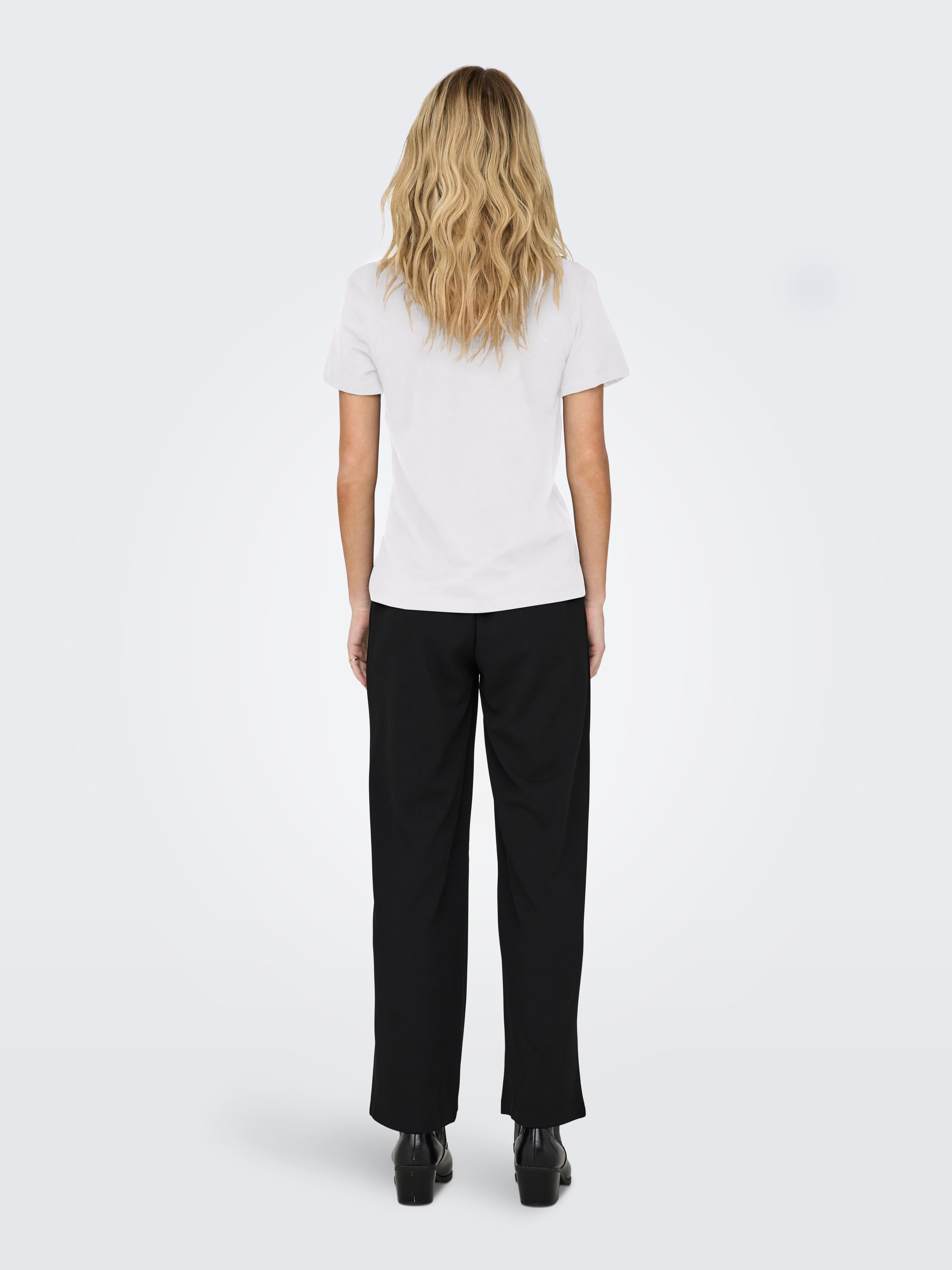 ONLY Kurzarmshirt ONLKITA LIFE REG S/S MIX TOP CS JRS EX. Baumwolle, regula günstig online kaufen