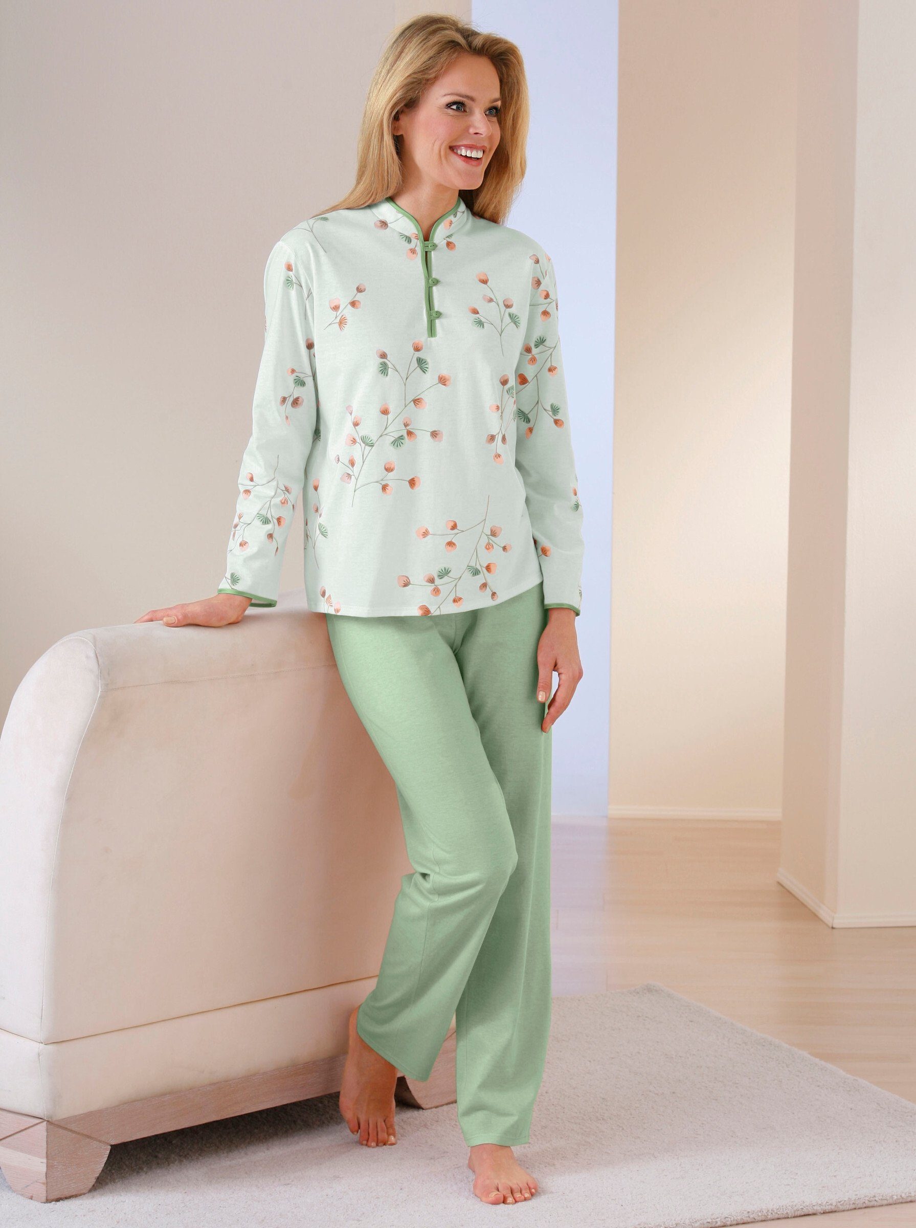 WITT WEIDEN Schlafanzug lindgrün | Pyjamas