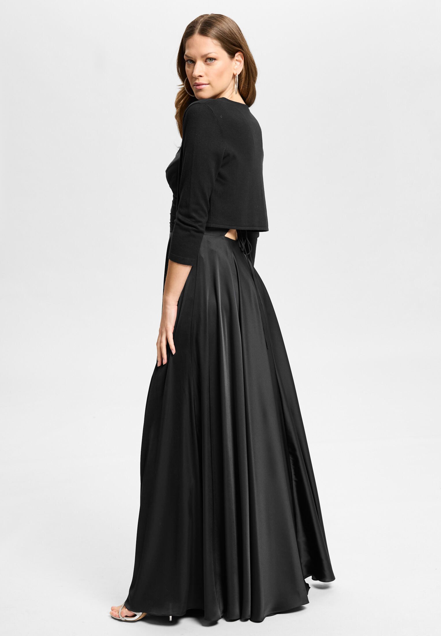 Hey Kyla Boleroblazer - Strickbolero mit 3/4-Arm Figurbetonter Schnitt günstig online kaufen