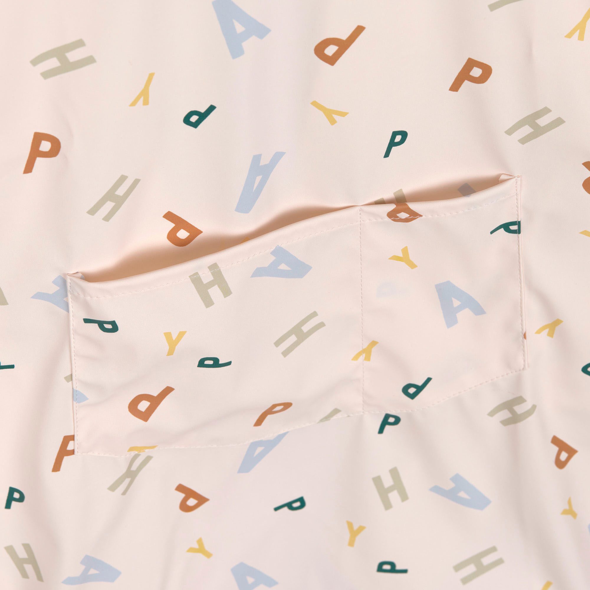 LÄSSIG Malschürze Happy Fruits, light blue, GOTS made with organic material günstig online kaufen