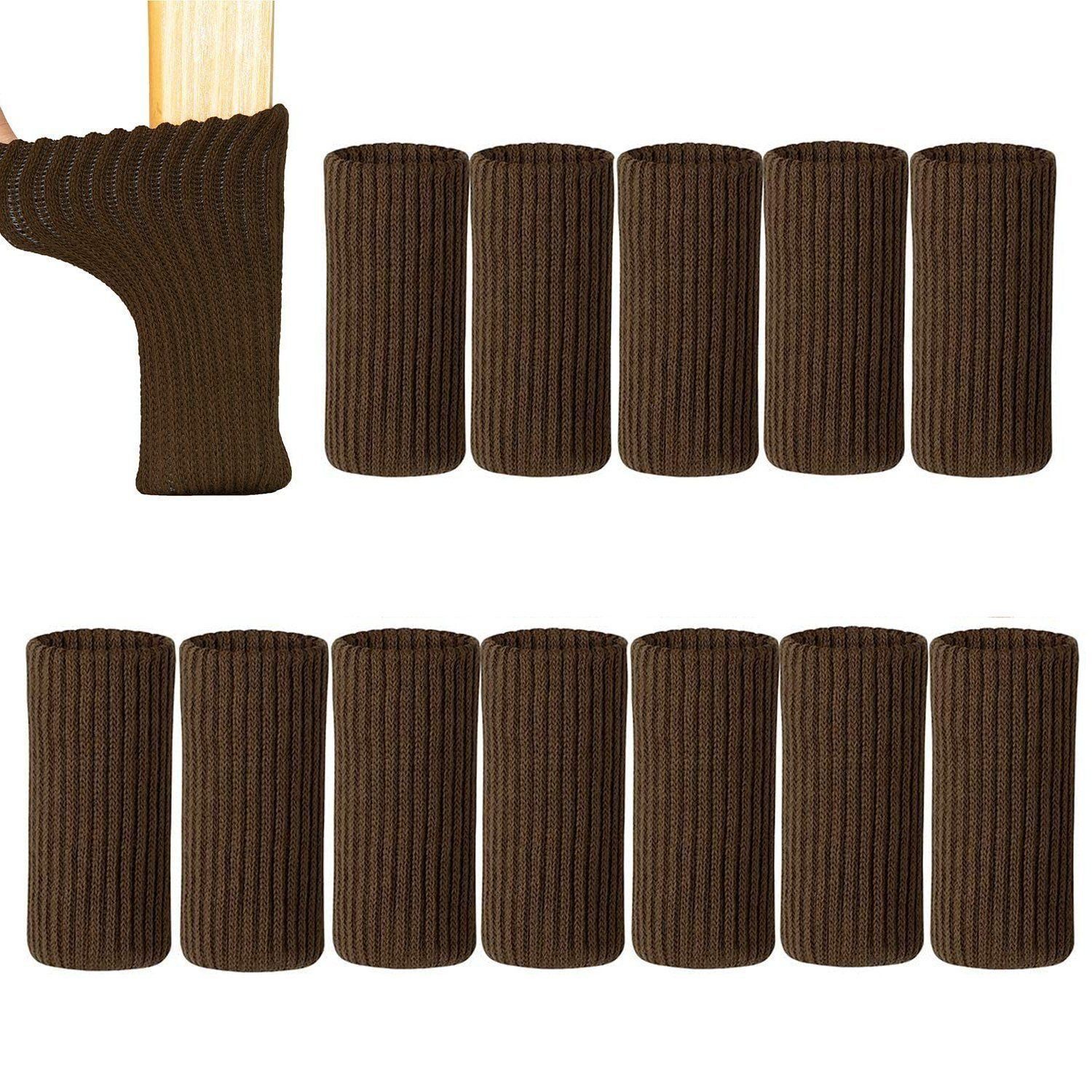 Blusmart Stuhlsocke 12/24-teilige Stuhlbeinkappe, (Hochelastische Möbelsocken, 1 St), Stuhlbeinschoner( Möbel, Stuhlbeine, Tisch)