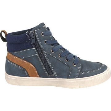 Indigo 451-076 Jungen Schuhe Hi-Top Schnürschuh Tex Sneaker Wasserabweisend, Reißverschluss