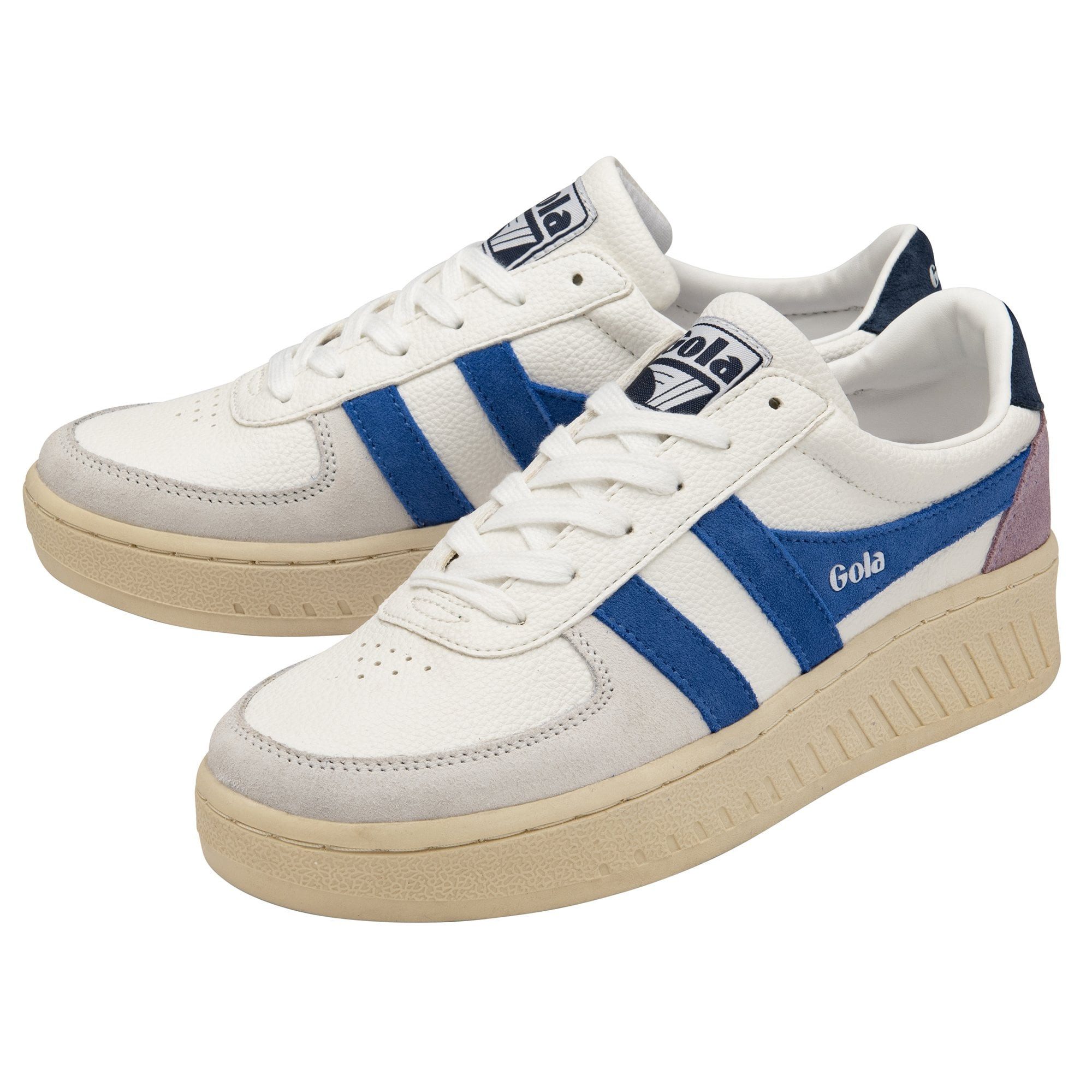 Grandslam Trident weiss/saphirblau/navyblau Damen Sneaker