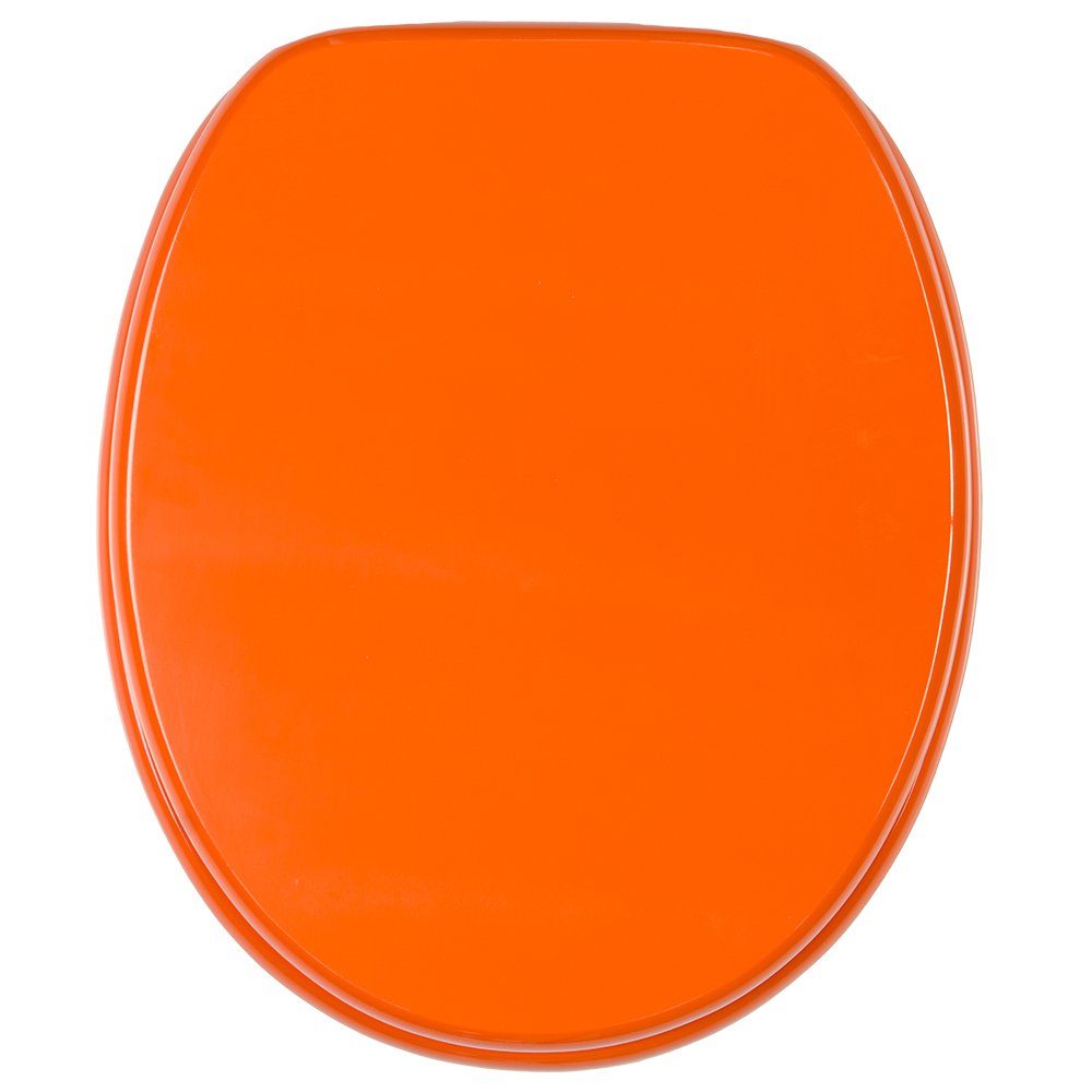 Sanilo WC-Sitz Orange, universell, leichte Montage, hochwertig & modern