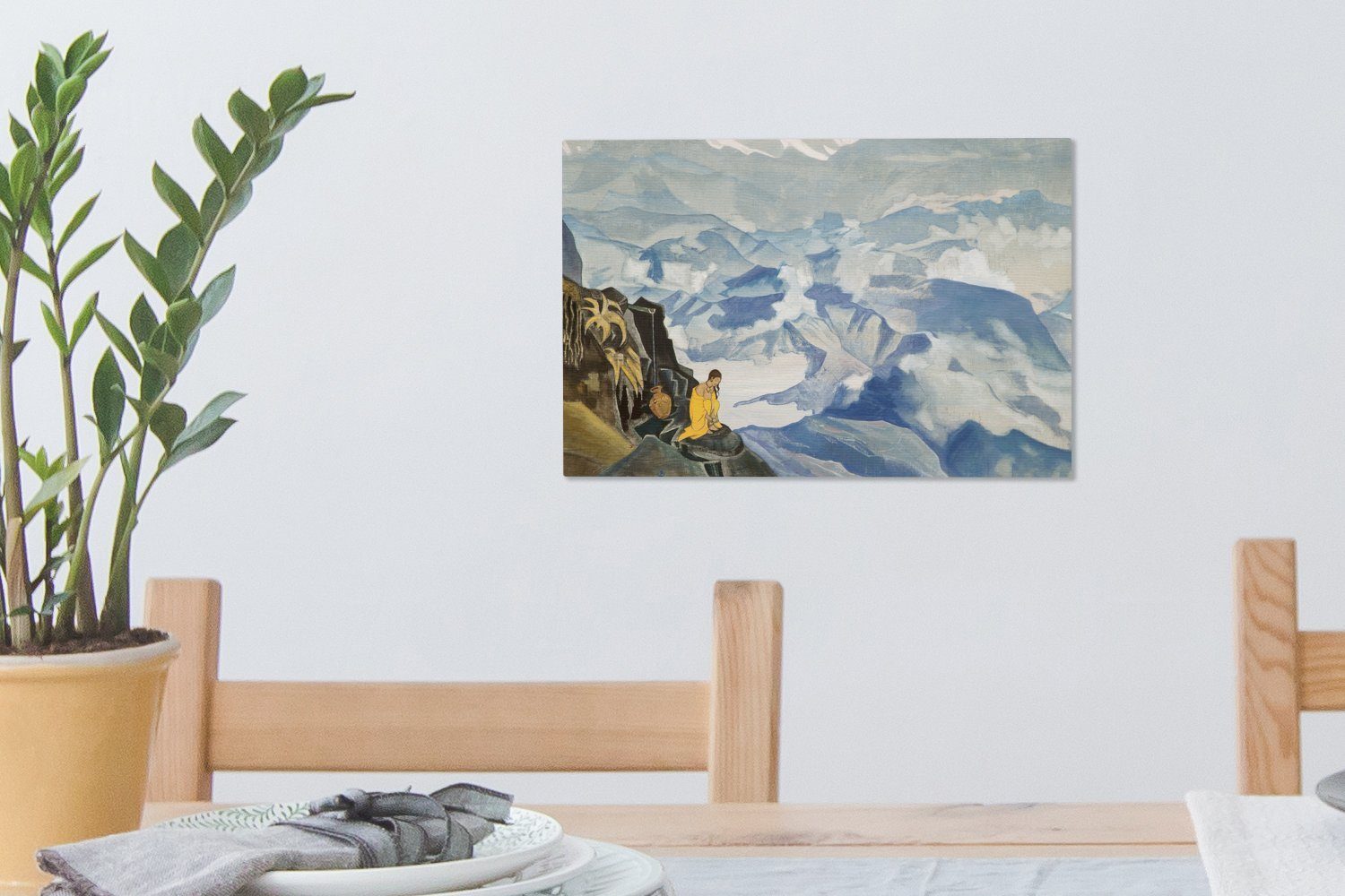 - cm Leinwandbild Nicholas Tropfen Wandbild (1 St), Aufhängefertig, von Lebens Wanddeko, des Roerich, Leinwandbilder, Gemälde 30x20 OneMillionCanvasses®