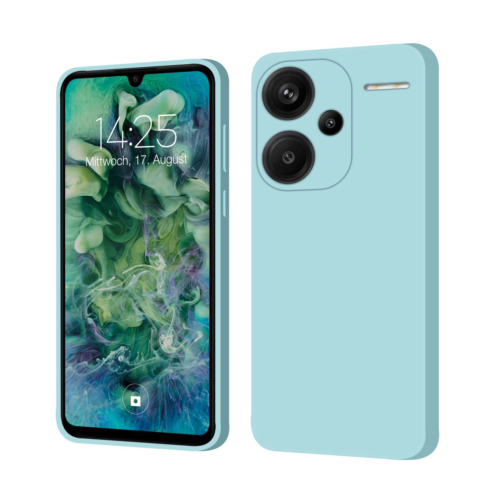 Tec-Expert Handyhülle SoftGrip Cover Hülle für Xiaomi Redmi Note 13 Pro+ 5G, Handy Case Bumper integrierter Kameraschutz flexibel