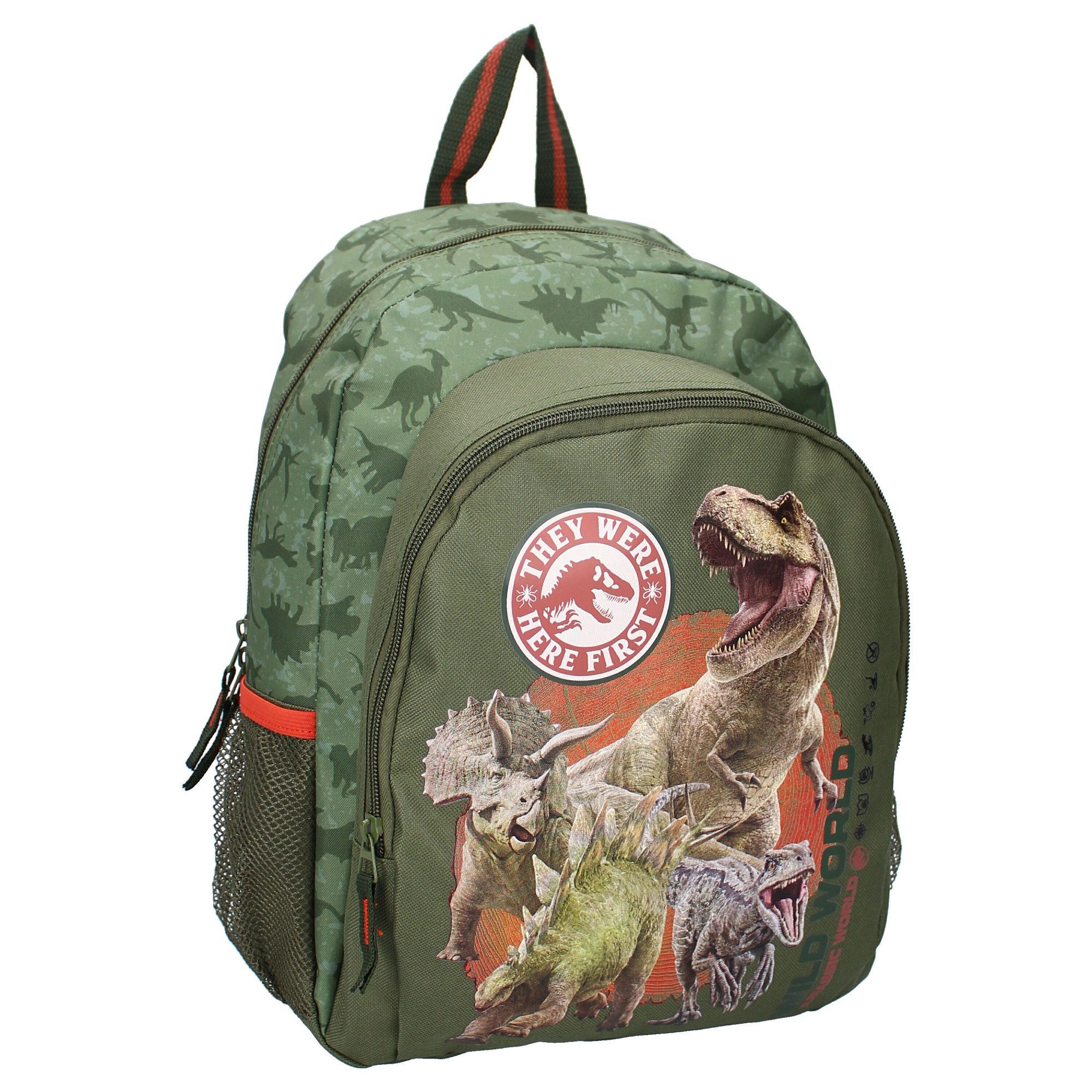 Vadobag Kinderrucksack Jurassic World Rucksack Kinder – Dino Tracking Schulrucksack