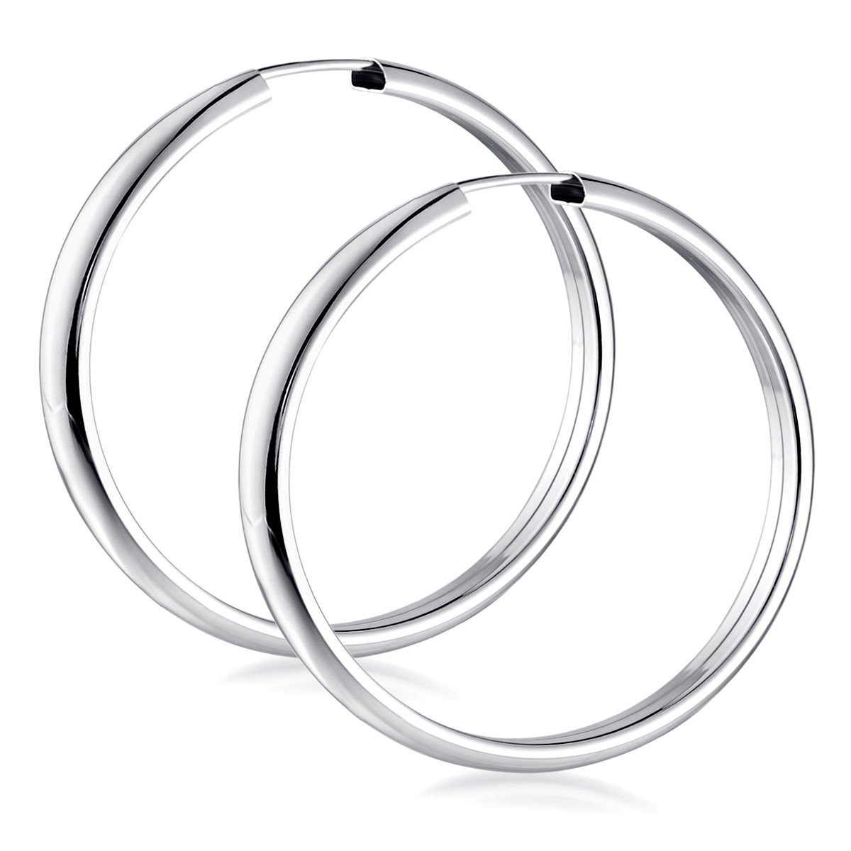 Paar Creolen Damen breit Ø40mm SO-131