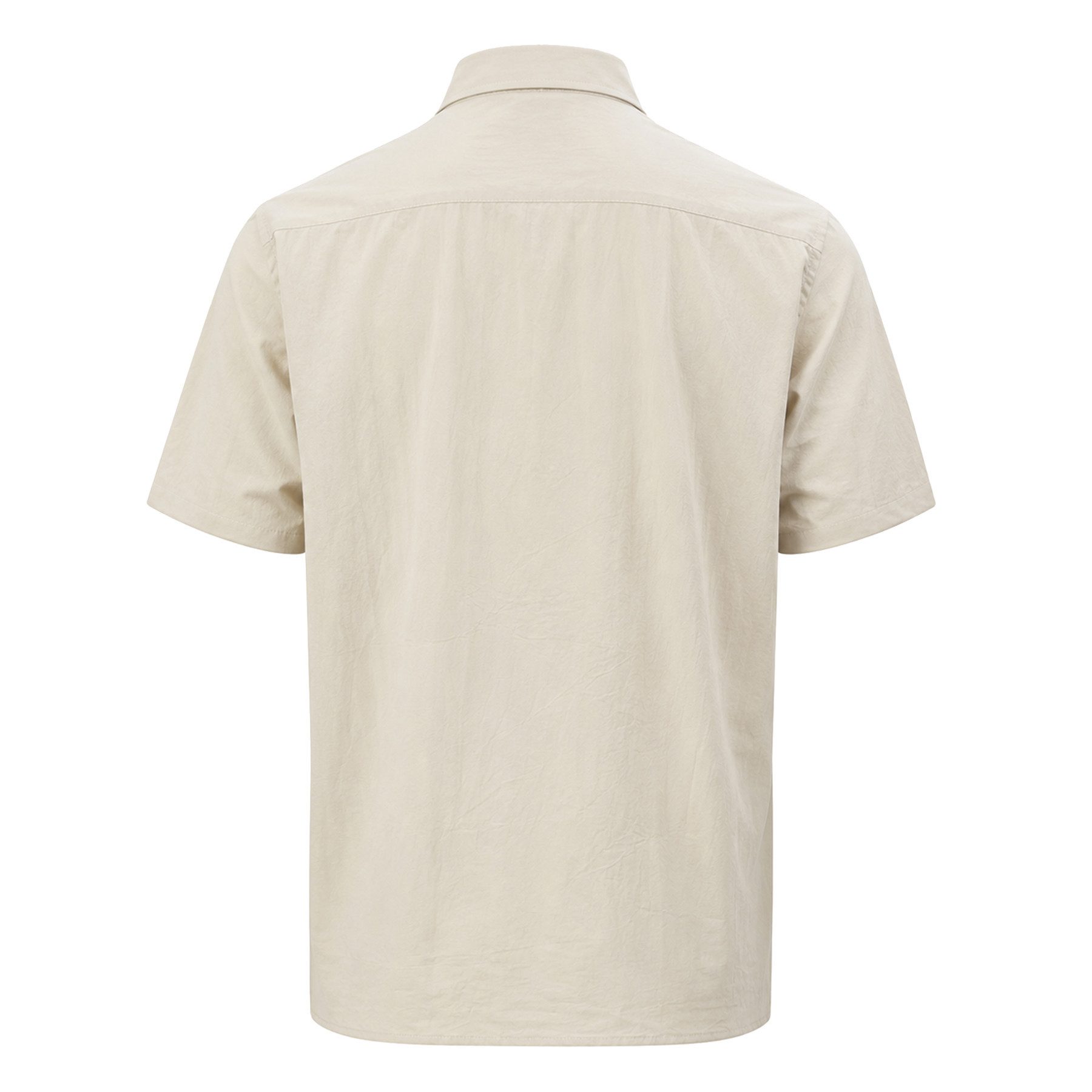Allthemen Kurzarmhemd Herren Kurzarmhemd aus Baumwolle Freizeithemd Bequemes Sommerhemd