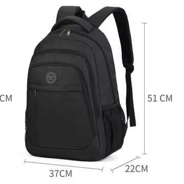 SHG Freizeitrucksack ⌂ Rucksack Schulrucksack Sportrucksack Tagesrucksack Cityrucksack (Farbe: Schwarz), Rucksack Freizeit Reise Sport Arbeit Schule Uni