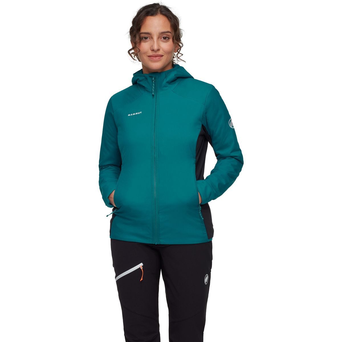 Mammut Skijacke Rime Air IN Hybrid Hooded Jacket Women Vielseitige, wind- und wasserabweisende Hybridjacke mit optimaler