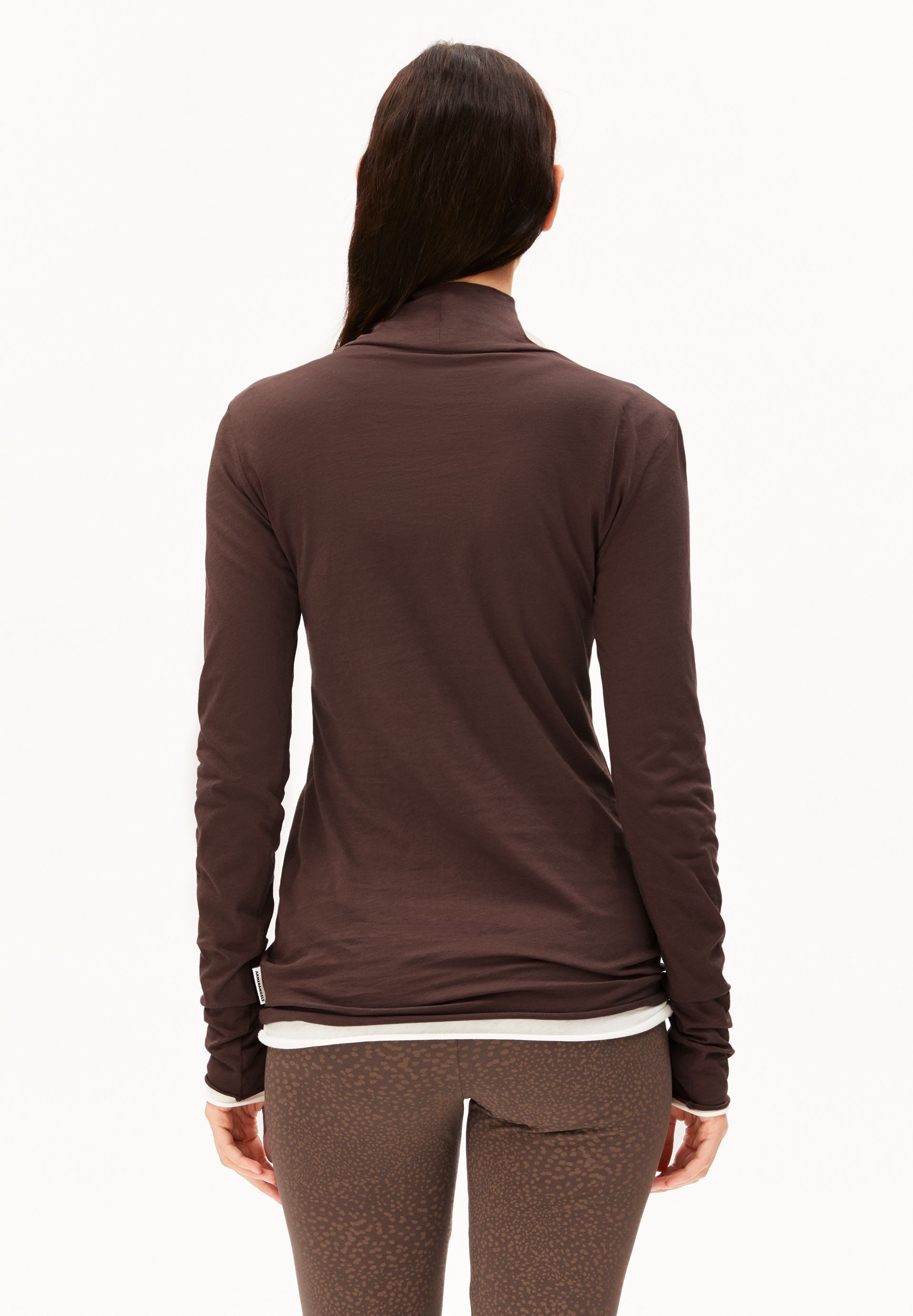 Armedangels Longsleeve GRAZILIANAA SOFT Longsleeve aus Bio-Baumwolle Slim Fit – Bild 4 von 5